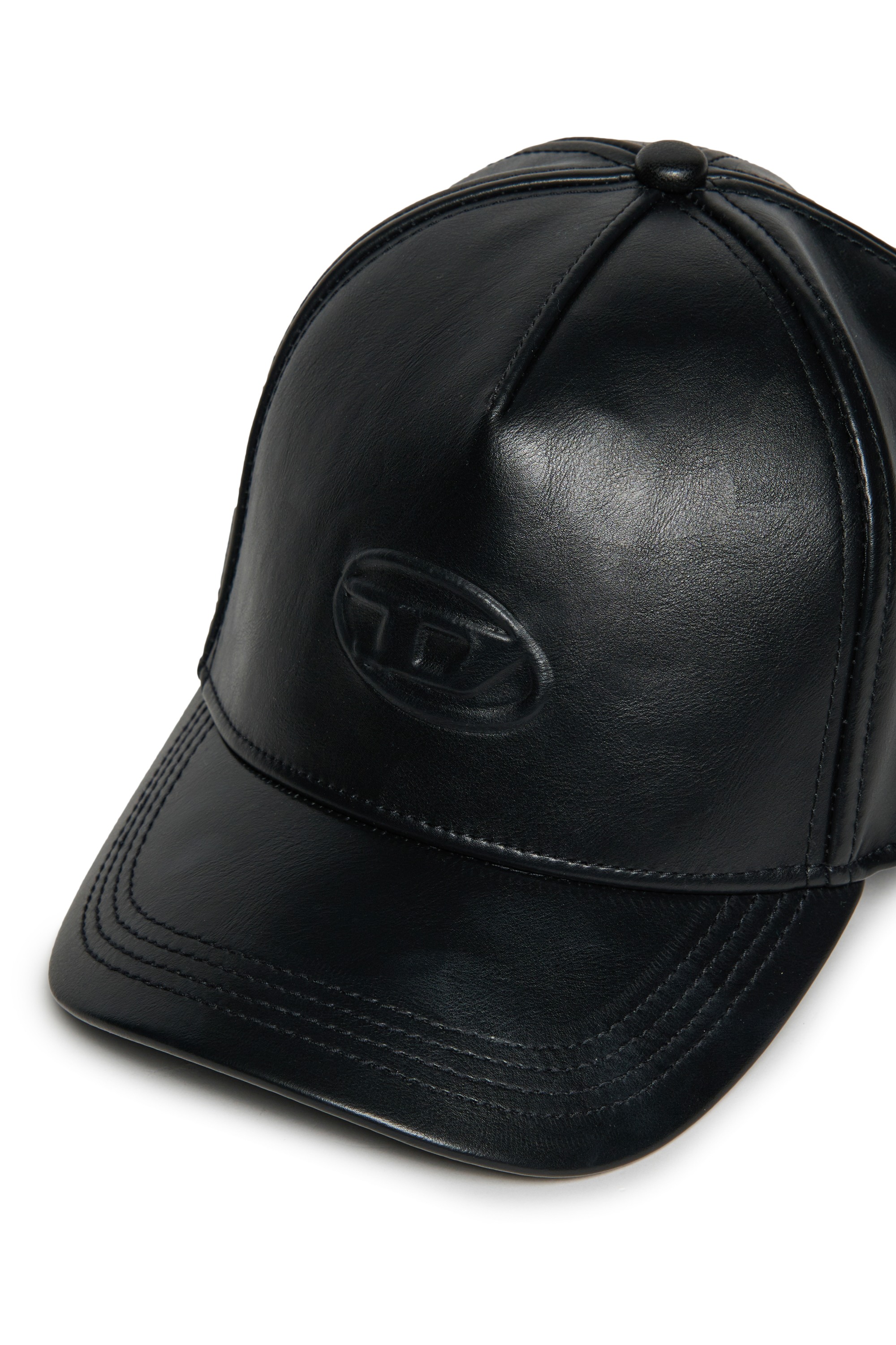 Black Cap with embossed logo
