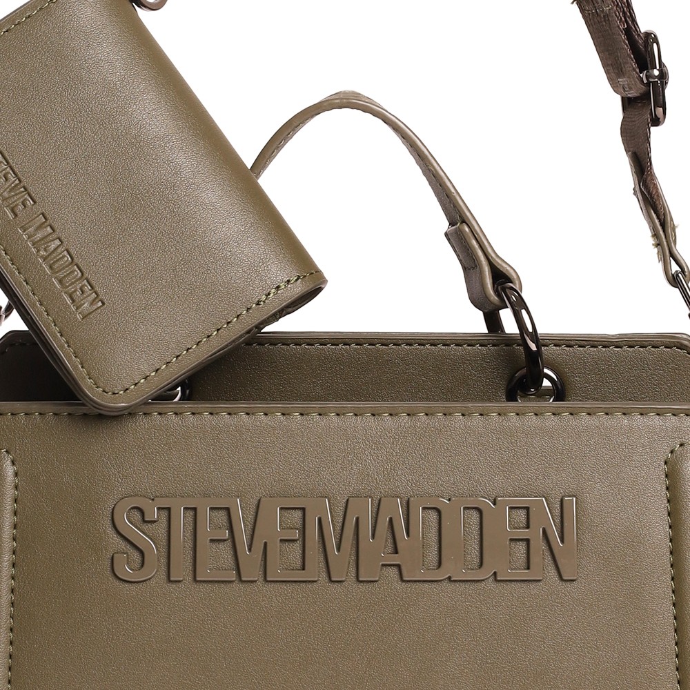 Bevlynn Deep Olive Satchel