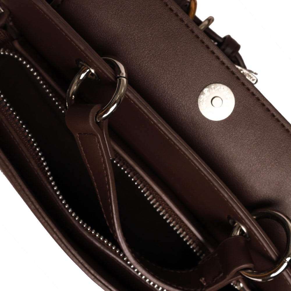 Bevelyn2 Chocolate Satchel