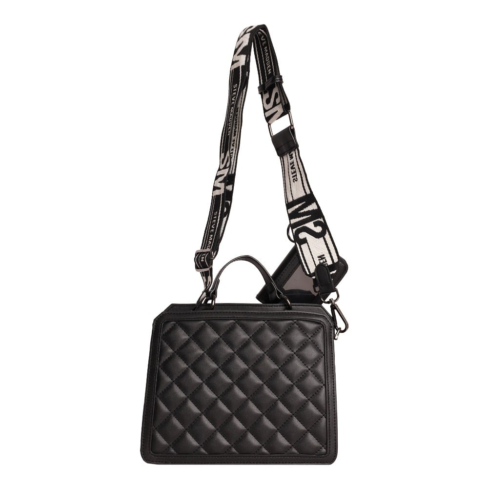 Bevelynq Black Satchel