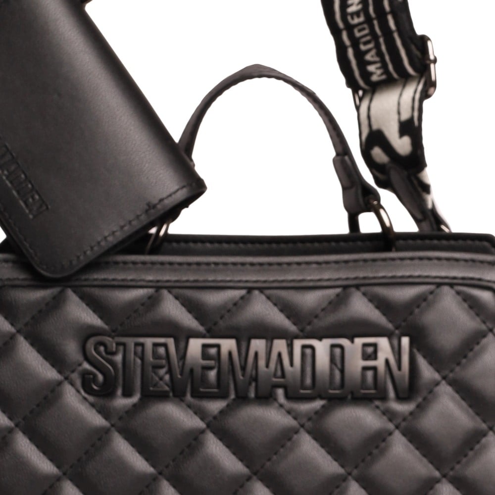 Bevelynq Black Satchel