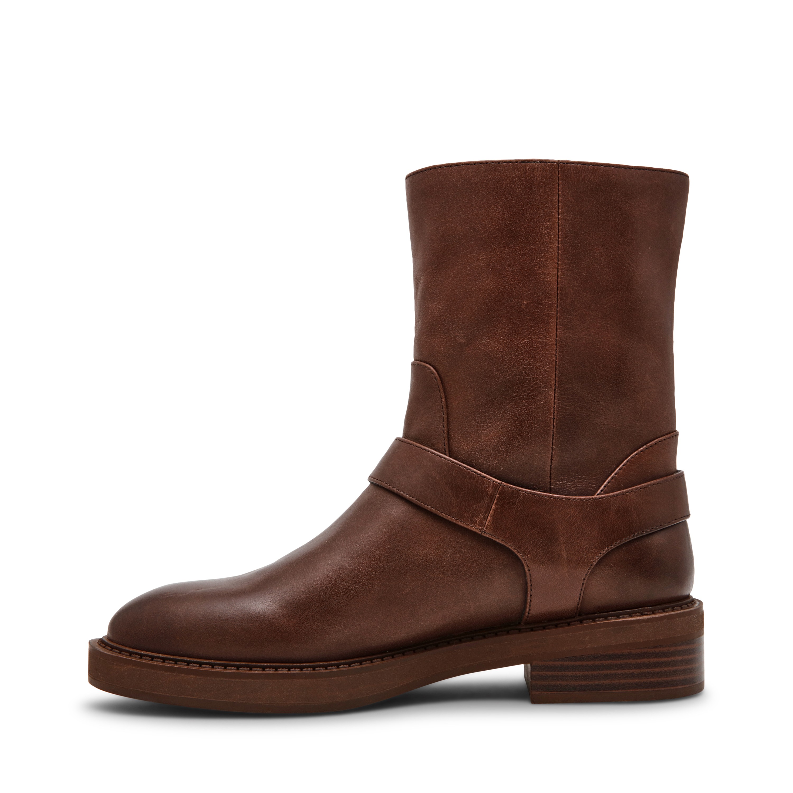Loophole-In Brown Leather Boots
