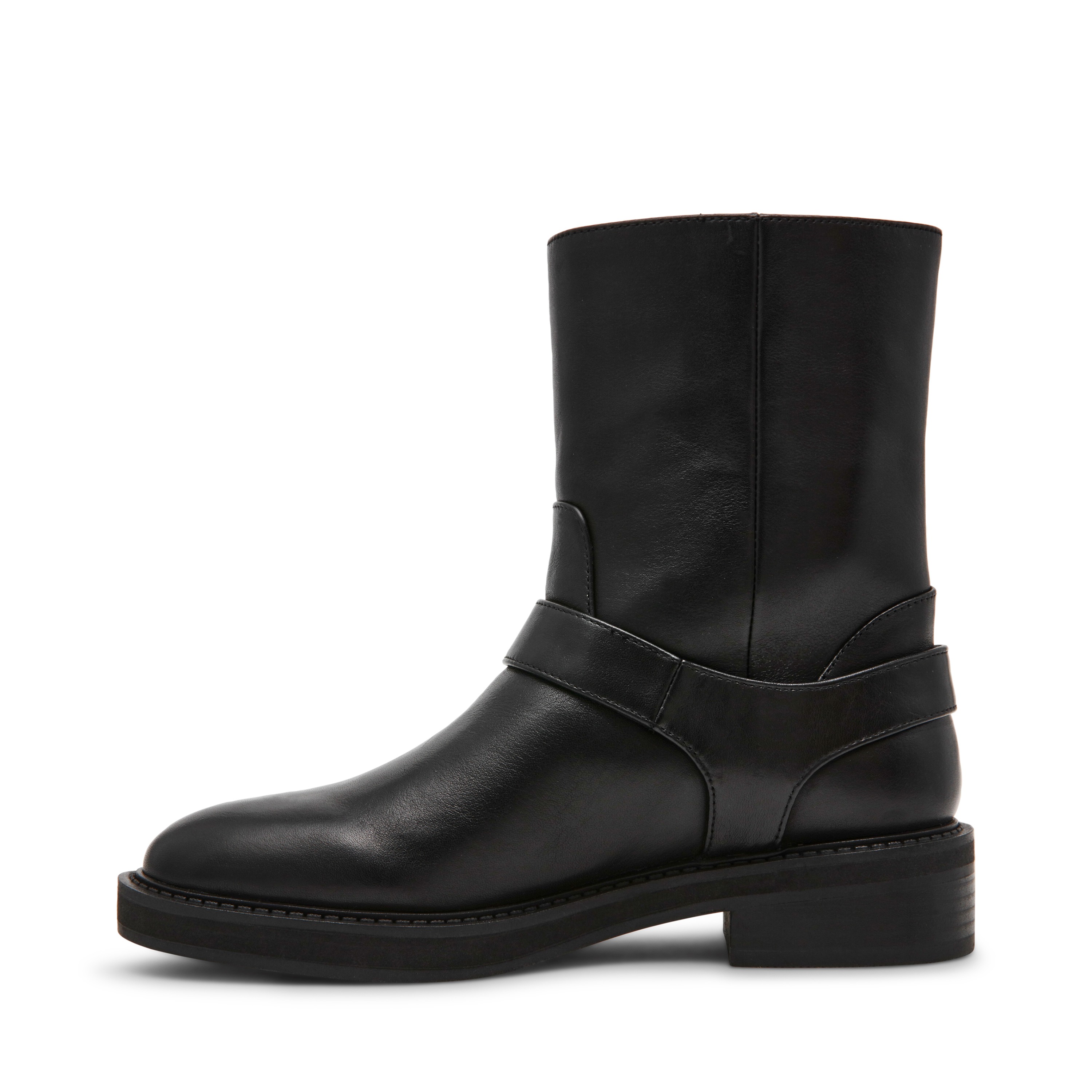 Loophole-In Black Leather Boots