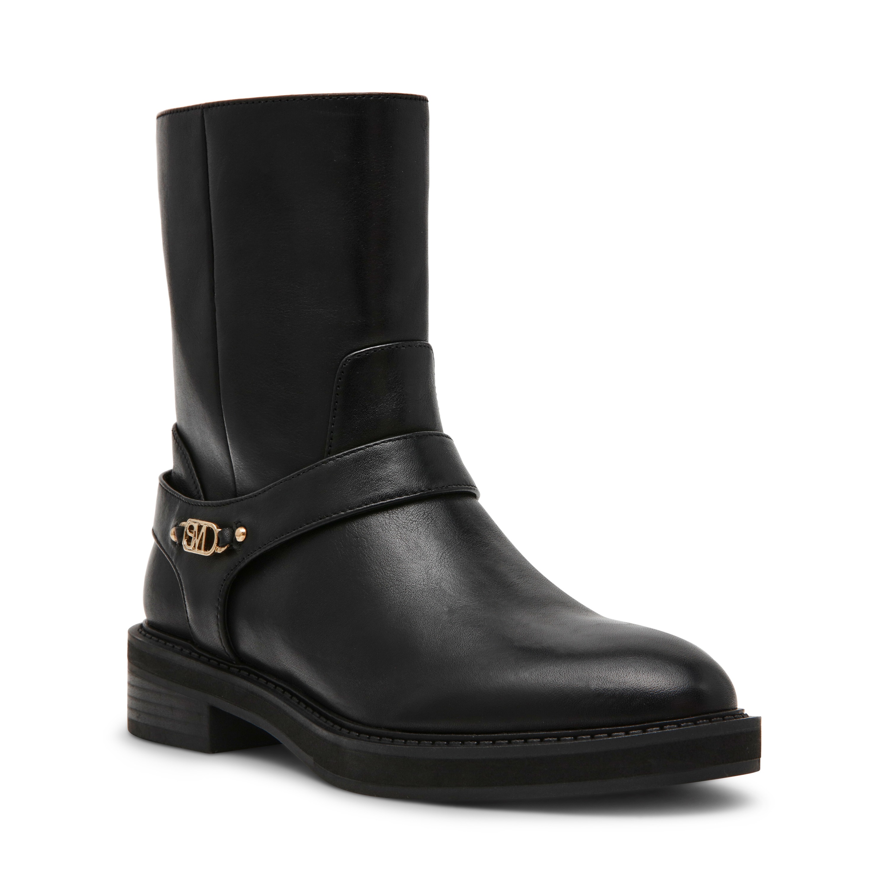 Loophole-In Black Leather Boots