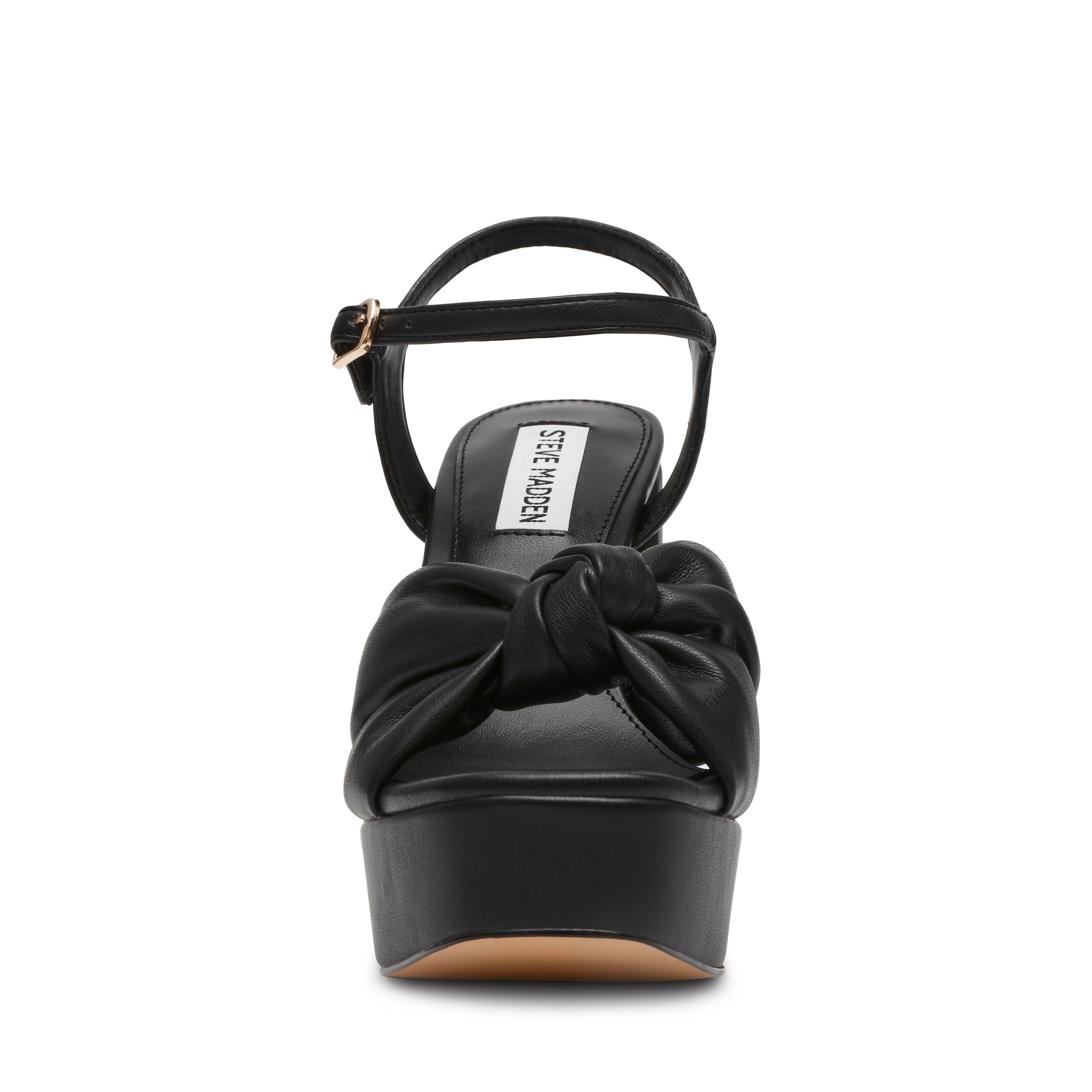 Levona Black Heels Sandals