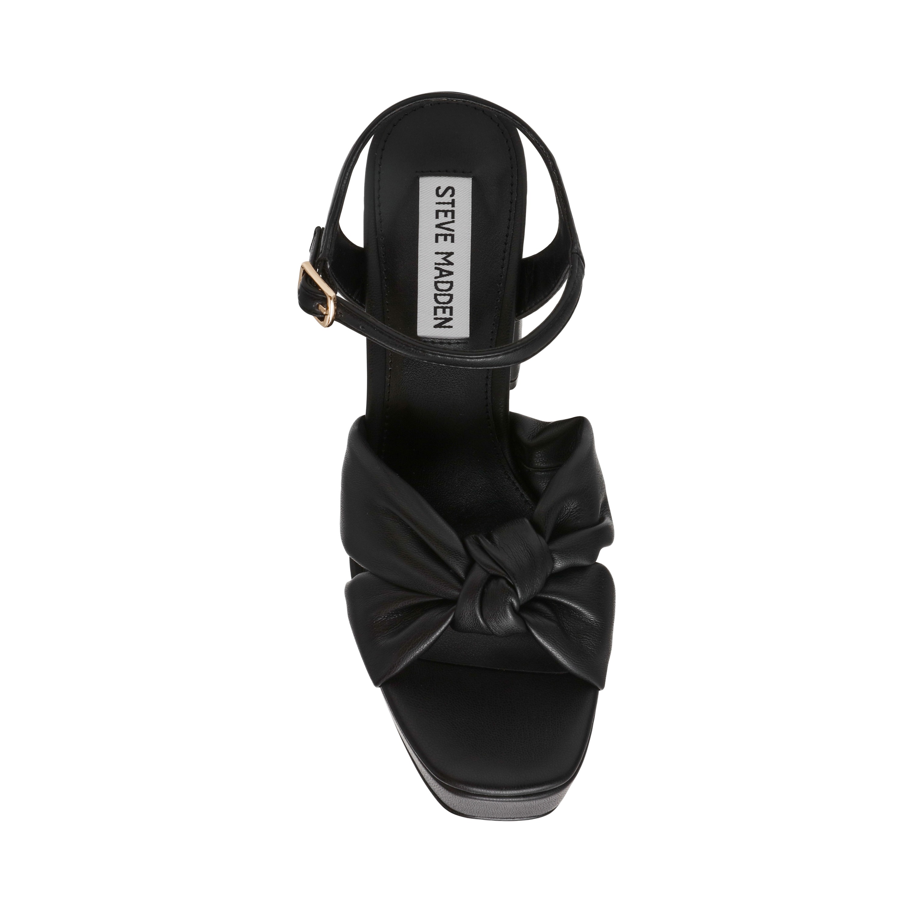 Levona Black Heels Sandals