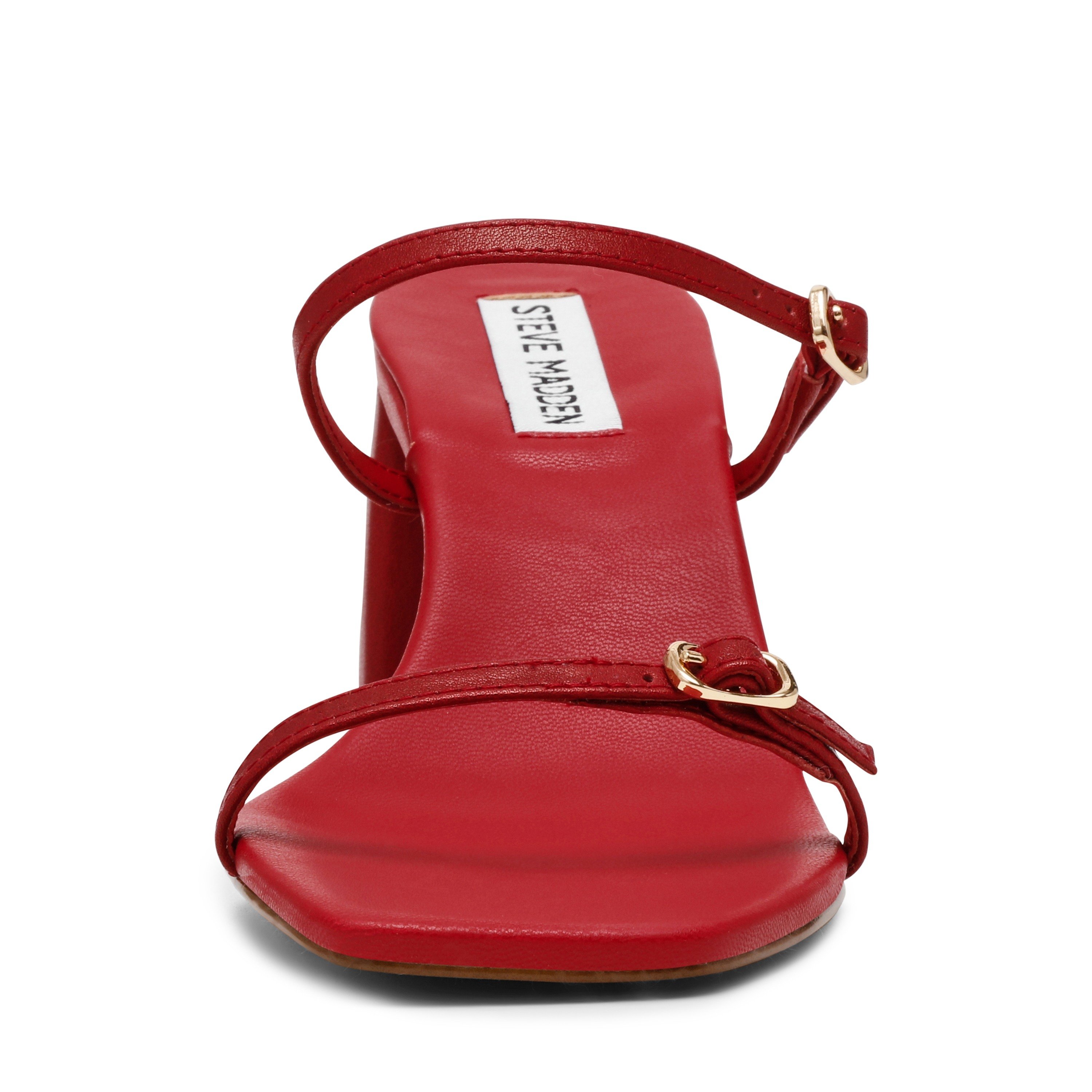 Reformer-In Wine Leather Heeled Sandal