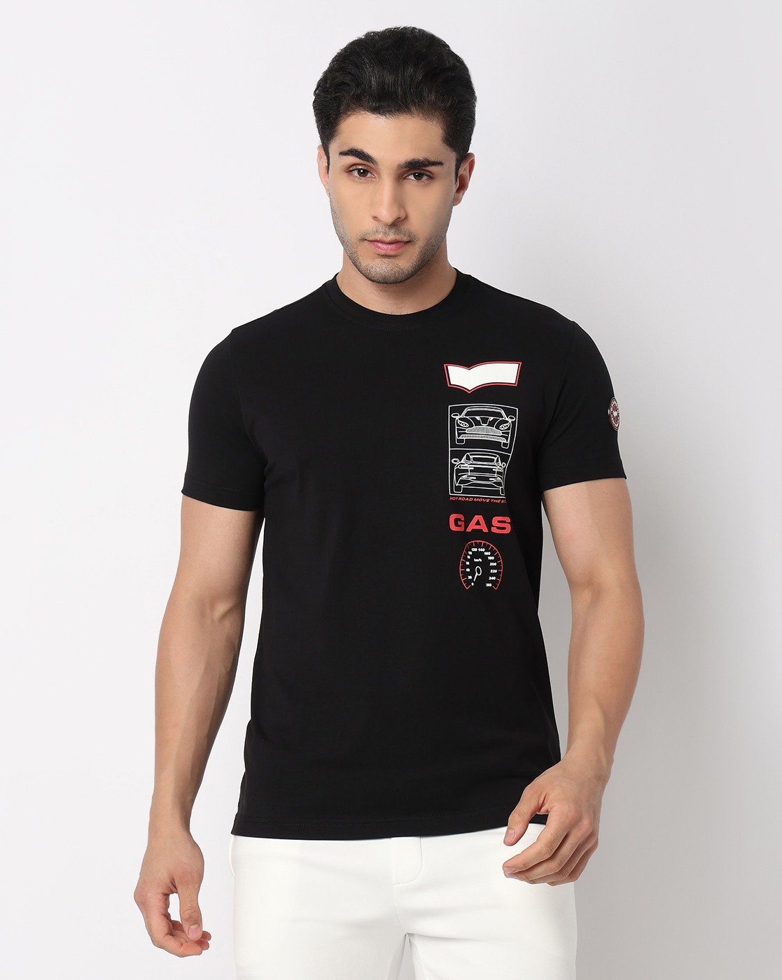GAS | Moto Speedometer Crewneck T-Shirt