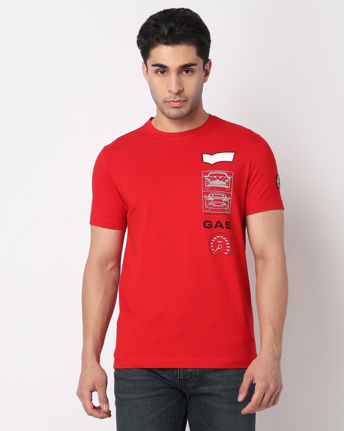 GAS | Moto Speedometer Crewneck T-Shirt