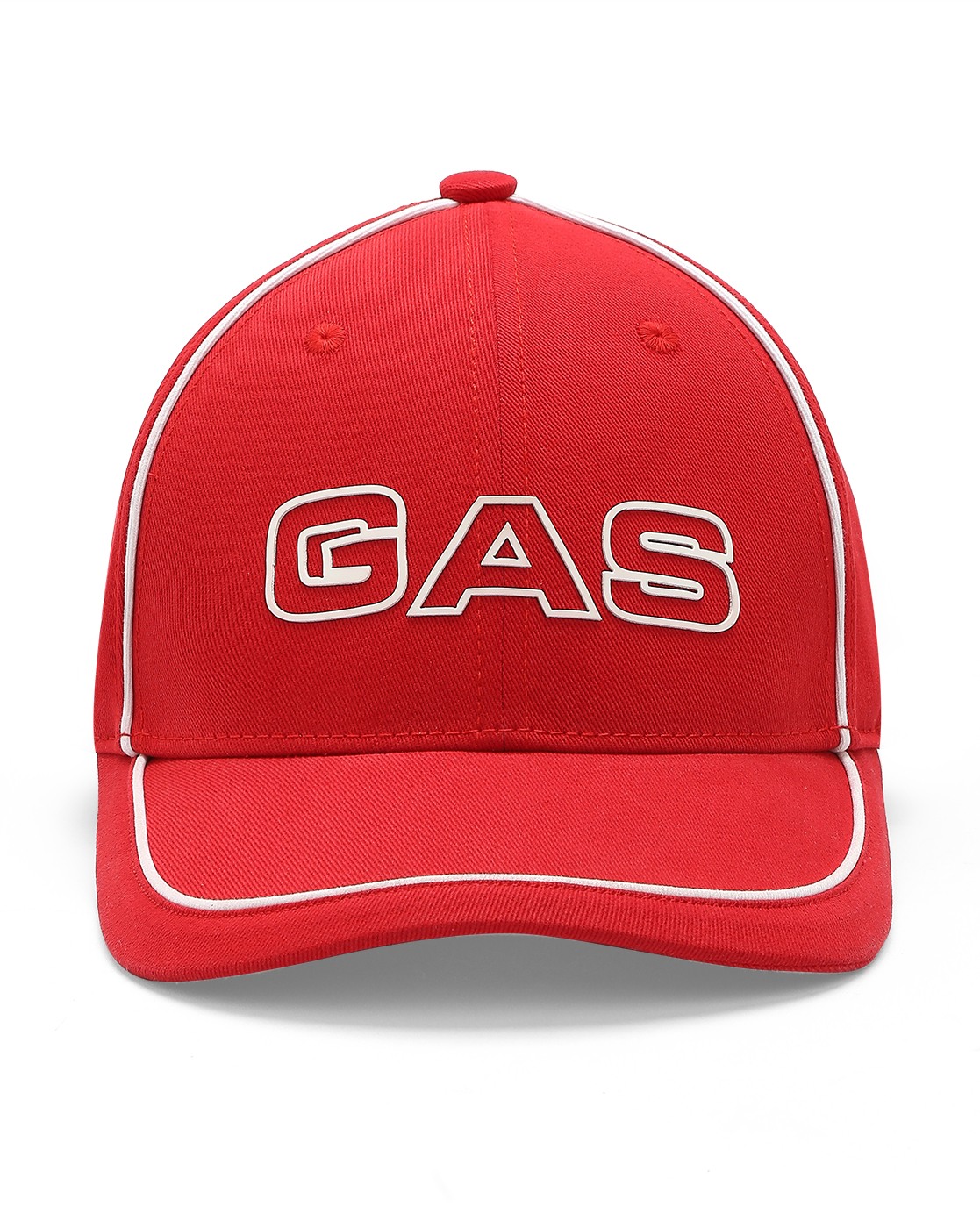 GAS | Cotton Twill Solid Red Cap