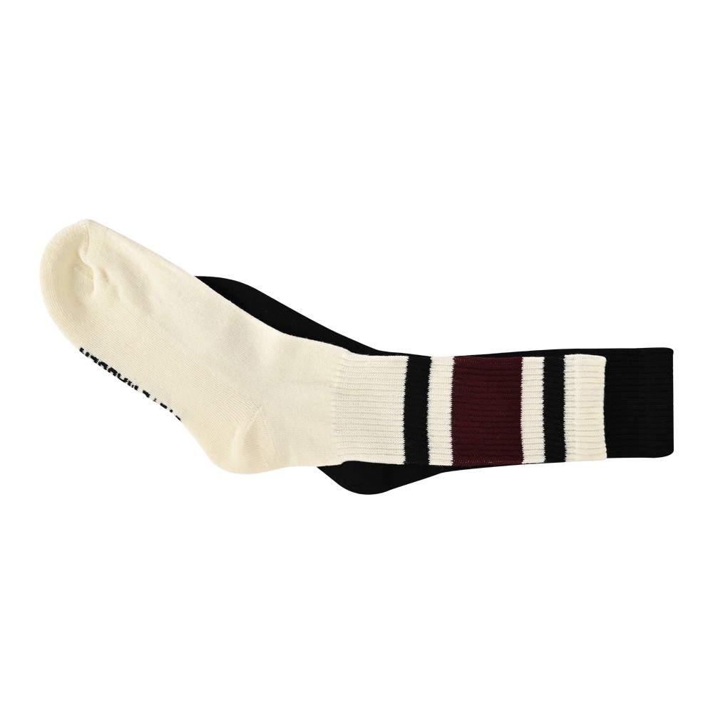 Ivy 2 Pack Stripe Athleisure Socks Cherry