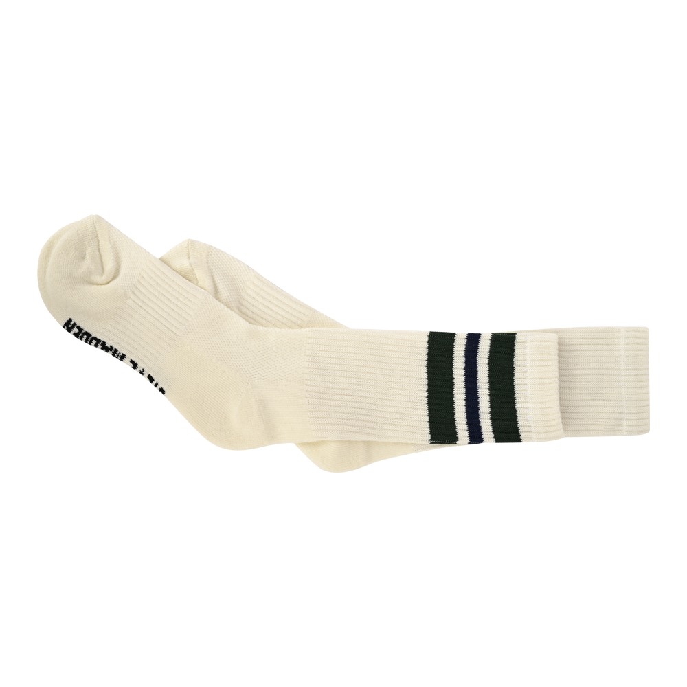 Ivy 2 Pack Stripe Athleisure Socks Egret