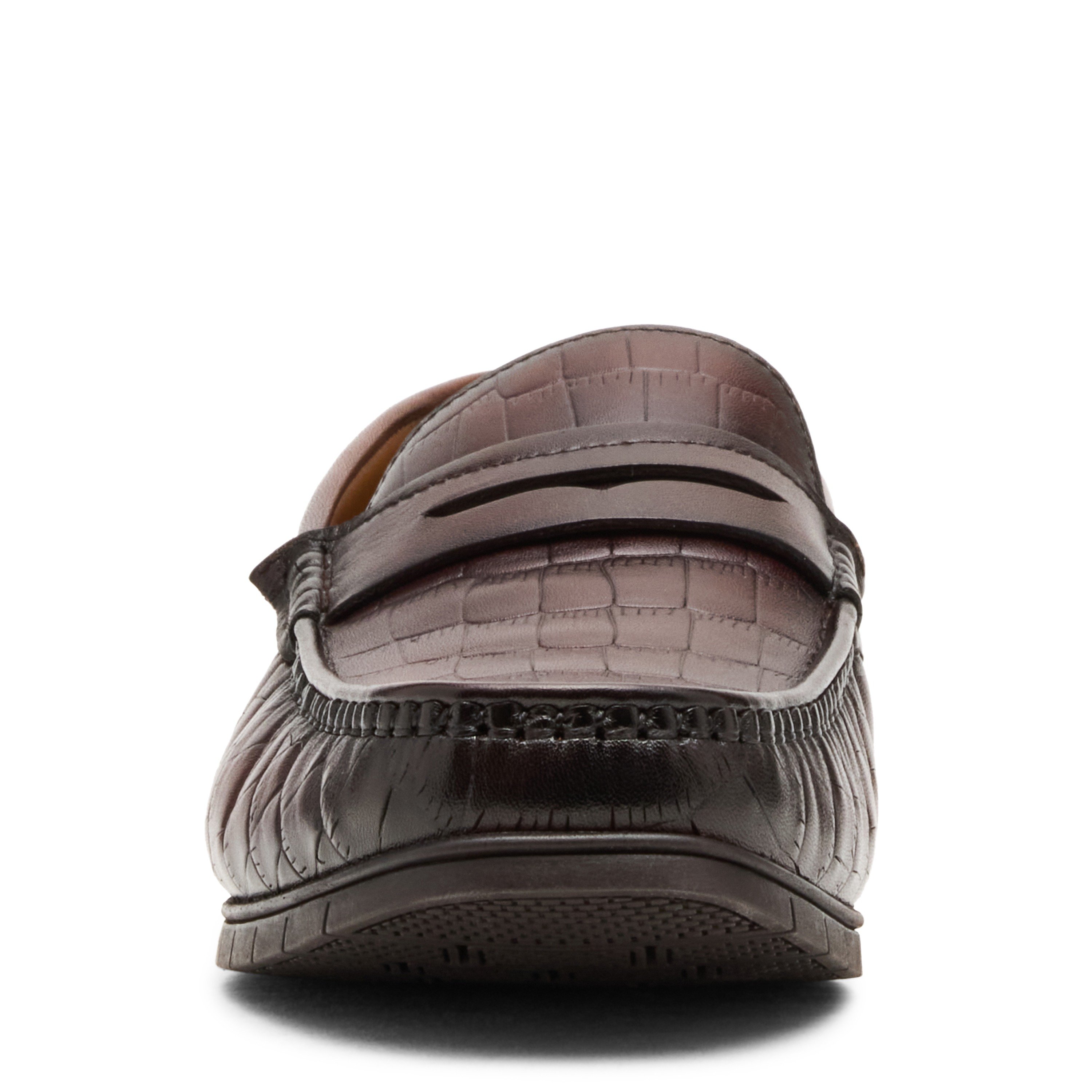 Nairo Brown Leather Driver Loafers