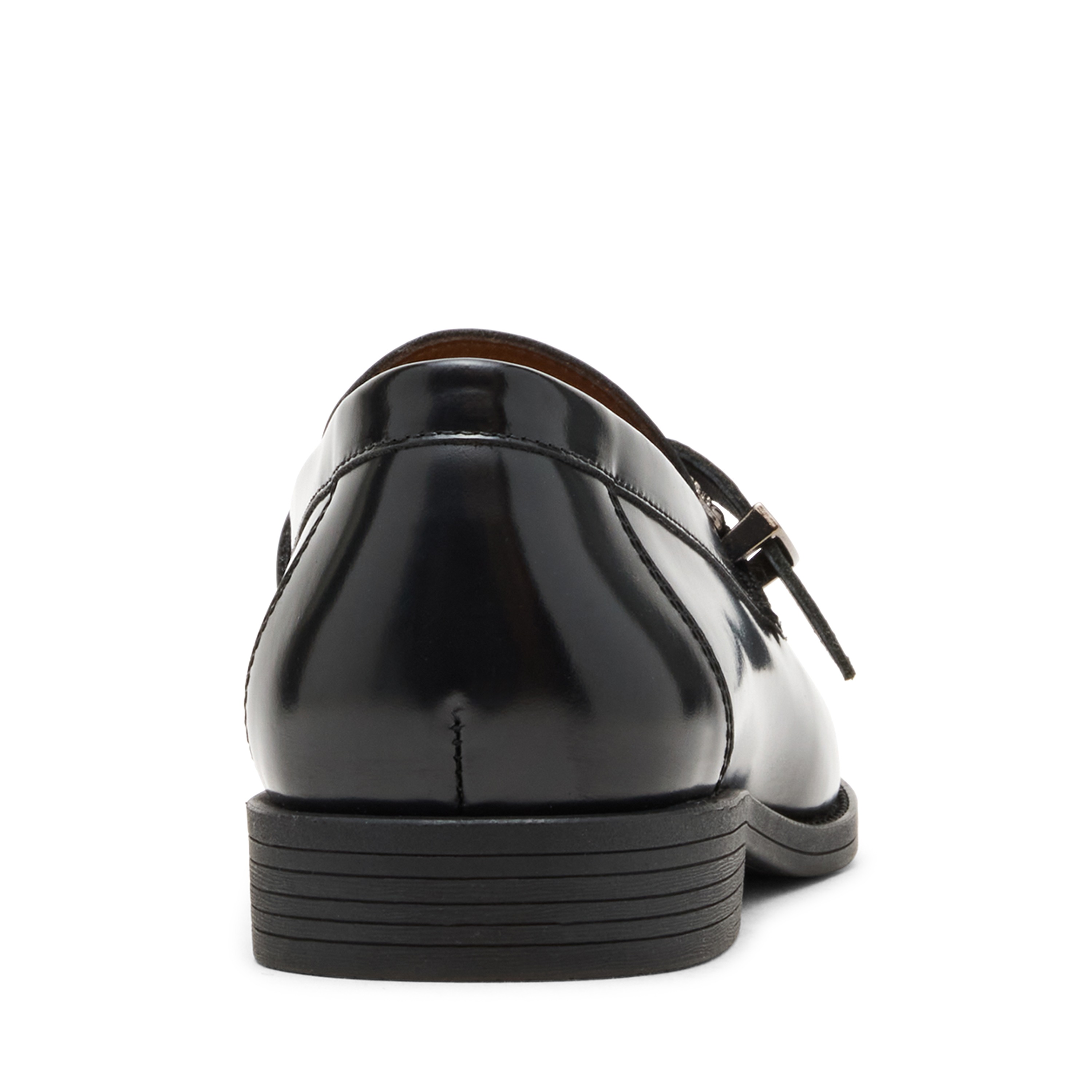 Kaelix Black Leather Tie-Ups & Dress Loafers