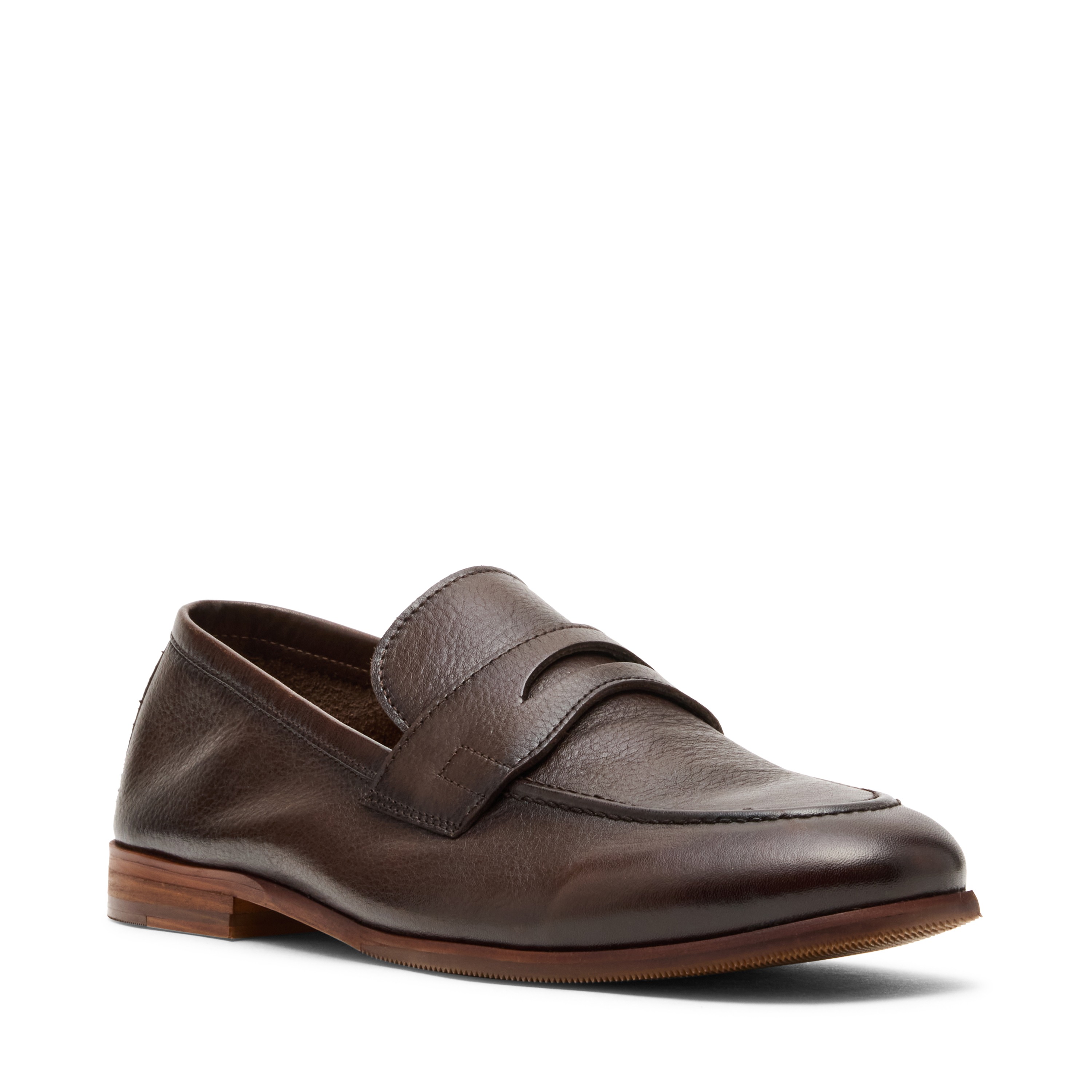 Tavin Brown Leather Tie-Ups & Dress Loafers