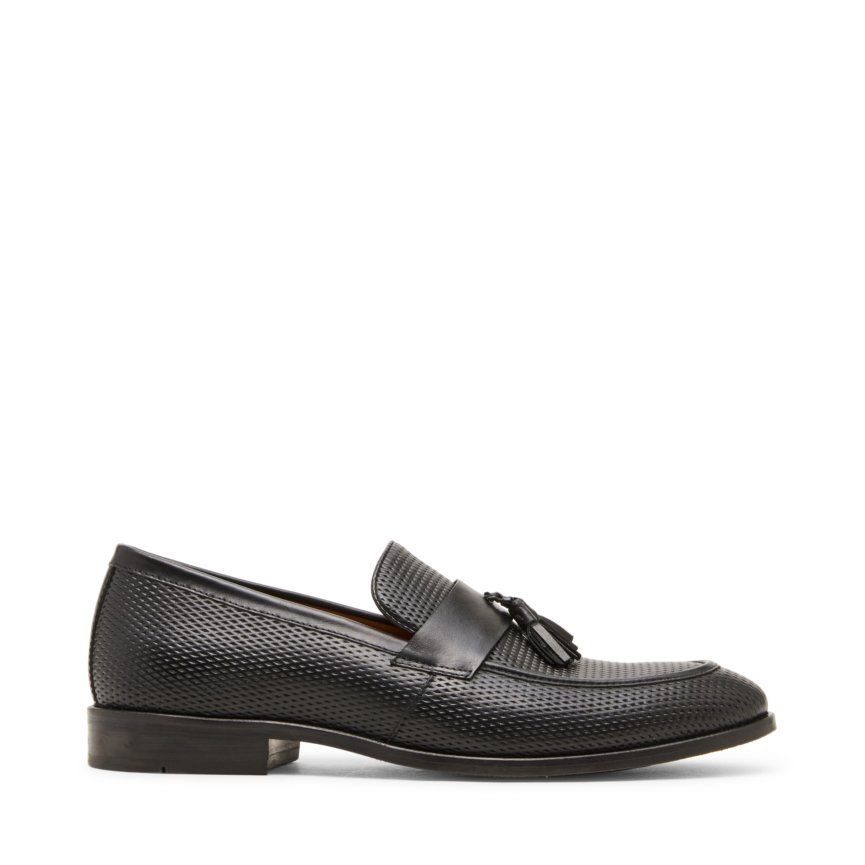 Torien Black Leather Tie-Ups & Dress Loafers