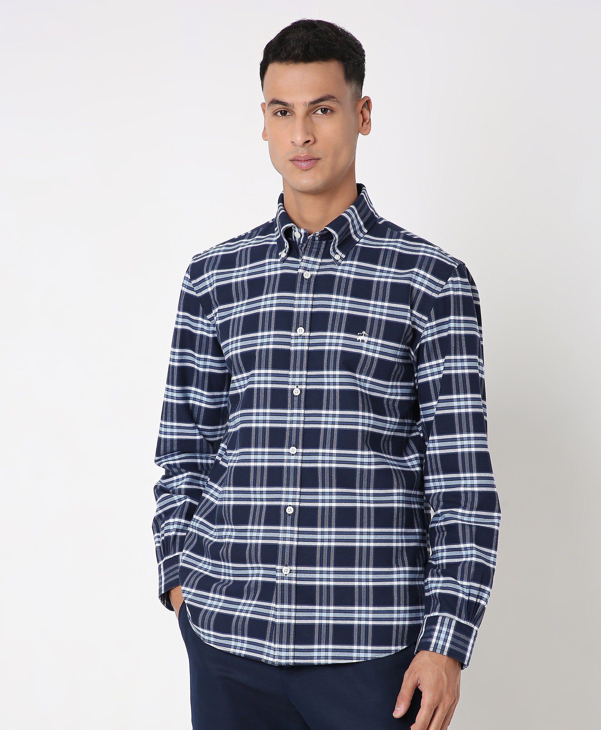 Brooks Brothers | Regular fitted Oxford Checked Sports Shirts