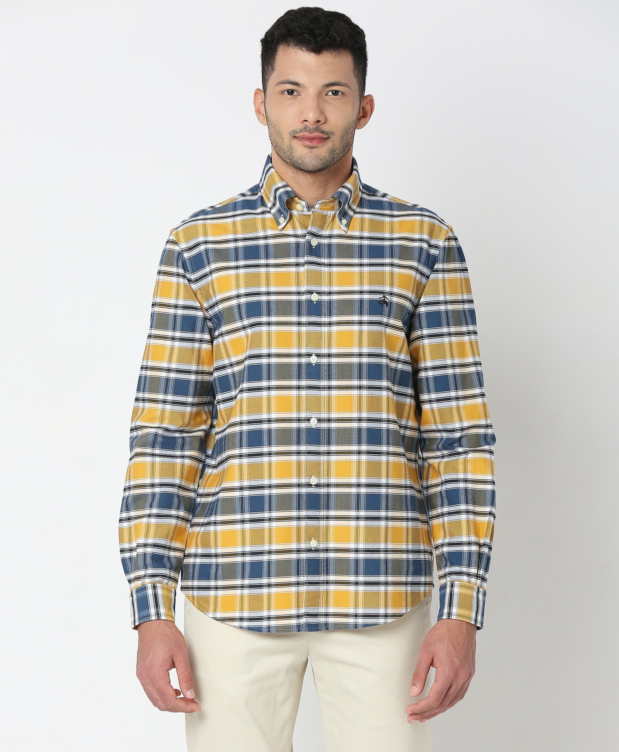 Brooks Brothers | Regular fitted Oxford Checked Sports Shirts