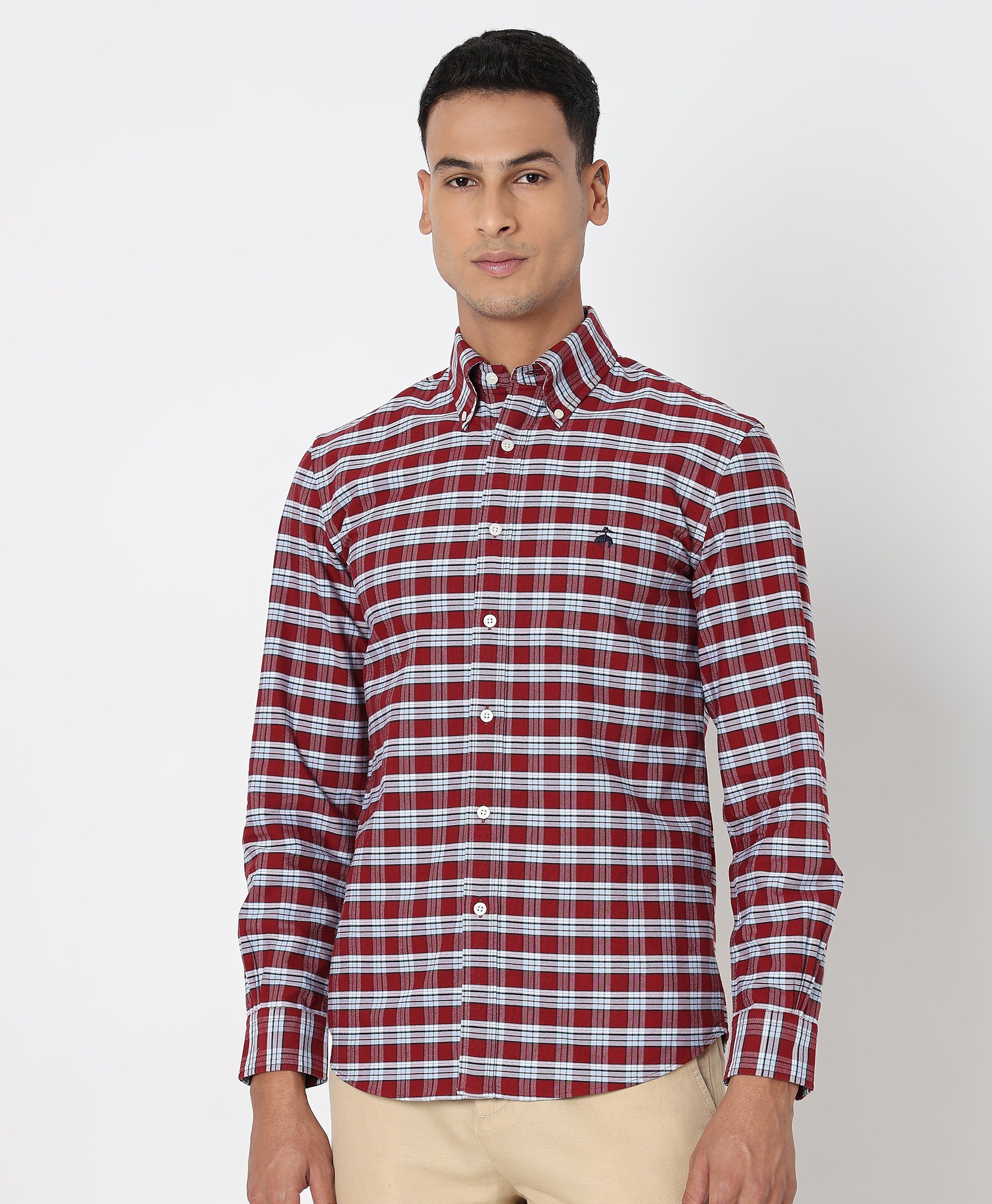 Brooks Brothers | Regular fitted Oxford Checked Sports Shirts