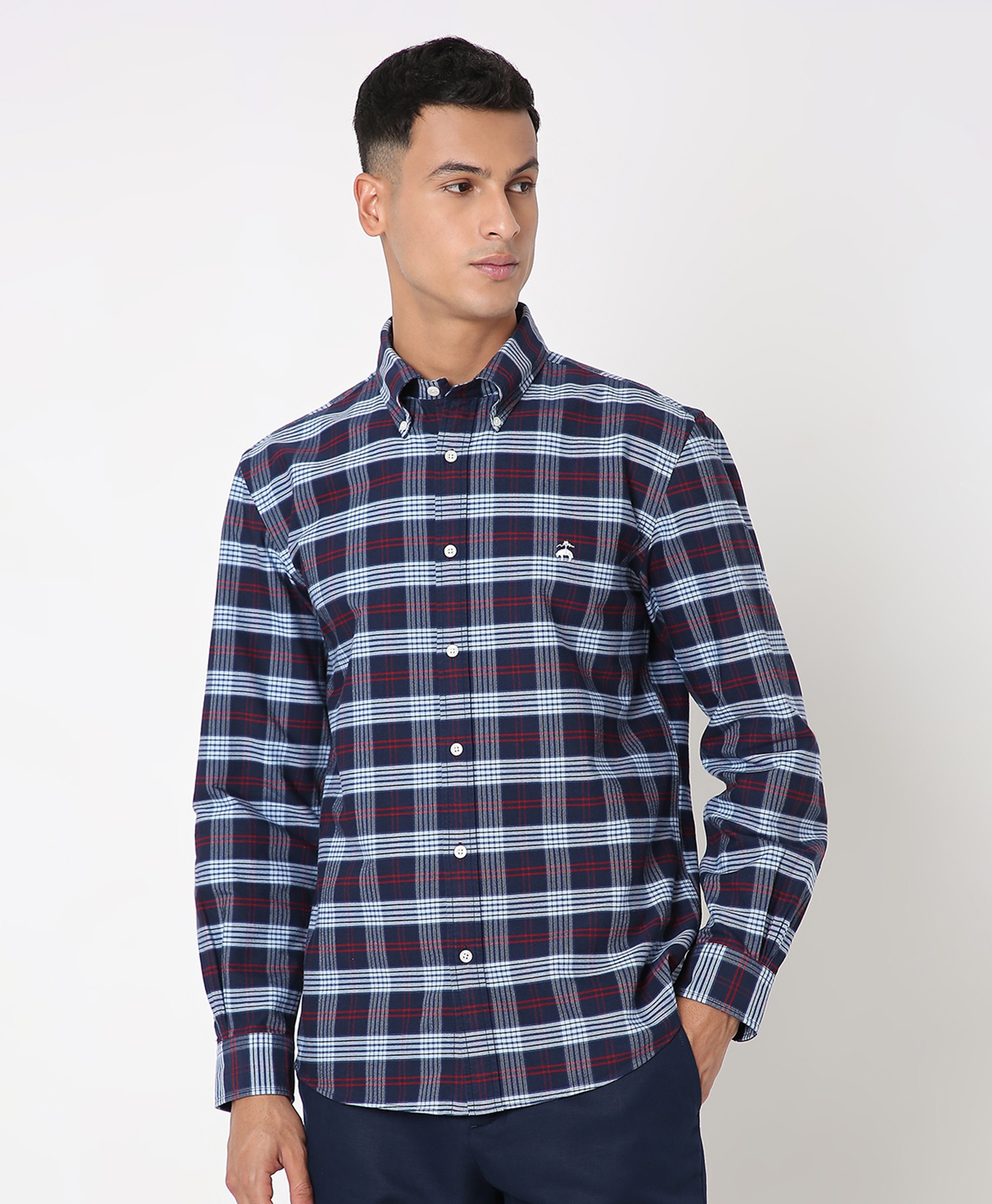 Brooks Brothers | Regular fitted Oxford Checked Sports Shirts