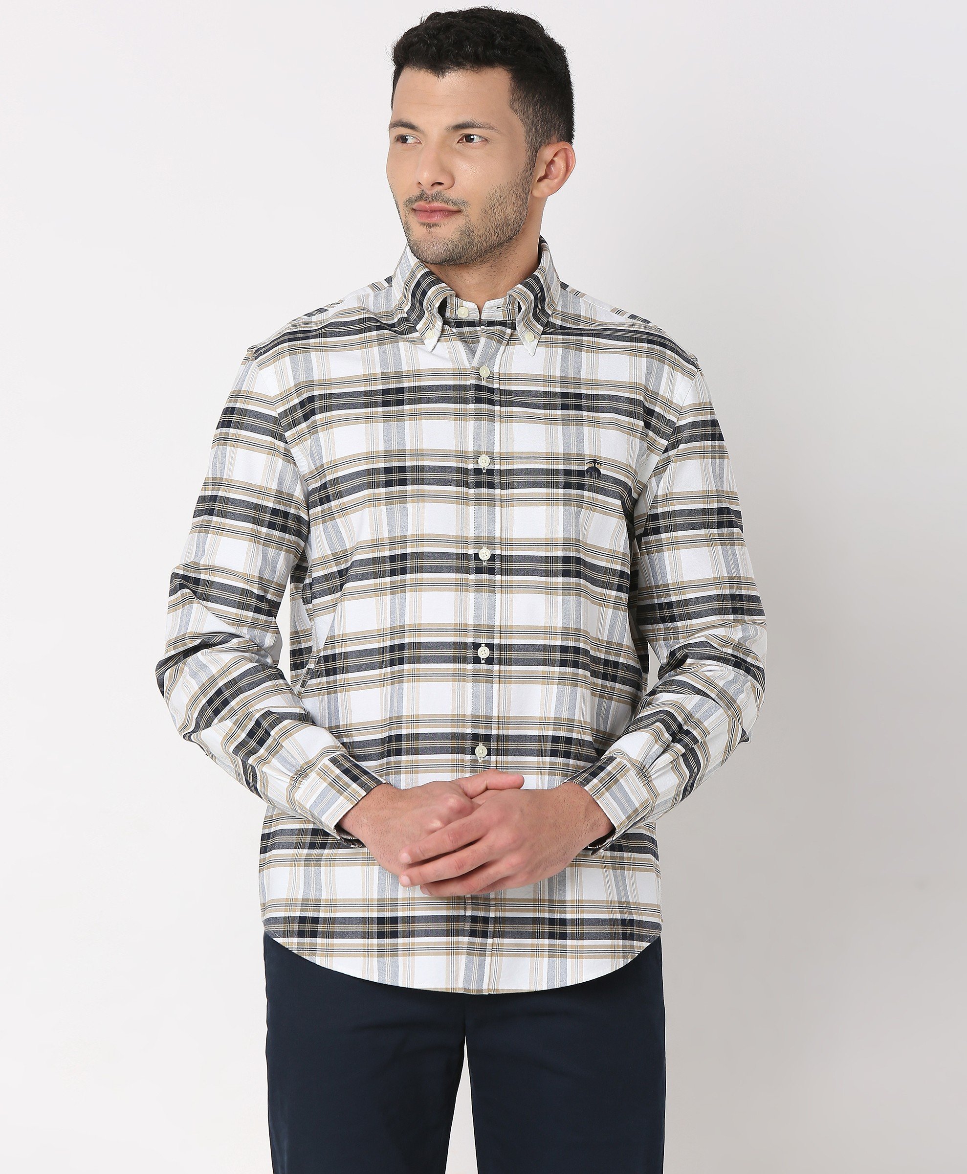 Brooks Brothers | Regular fitted Oxford Checked Sports Shirts
