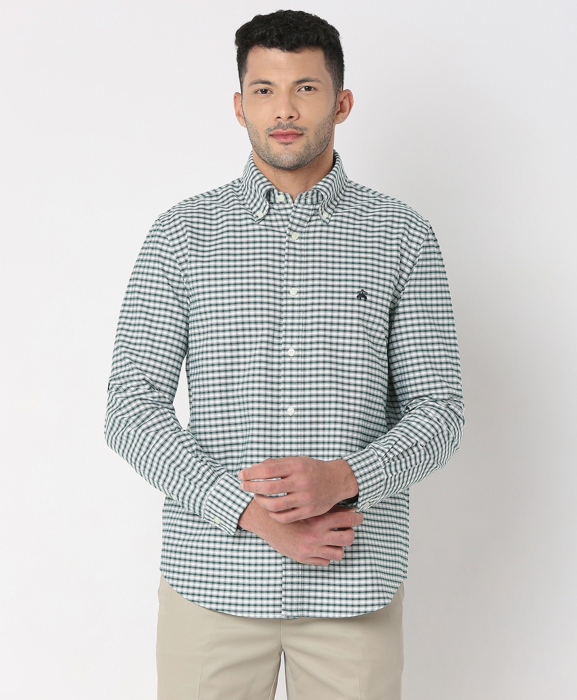 Brooks Brothers | Regular fitted Oxford Checked Sports Shirts