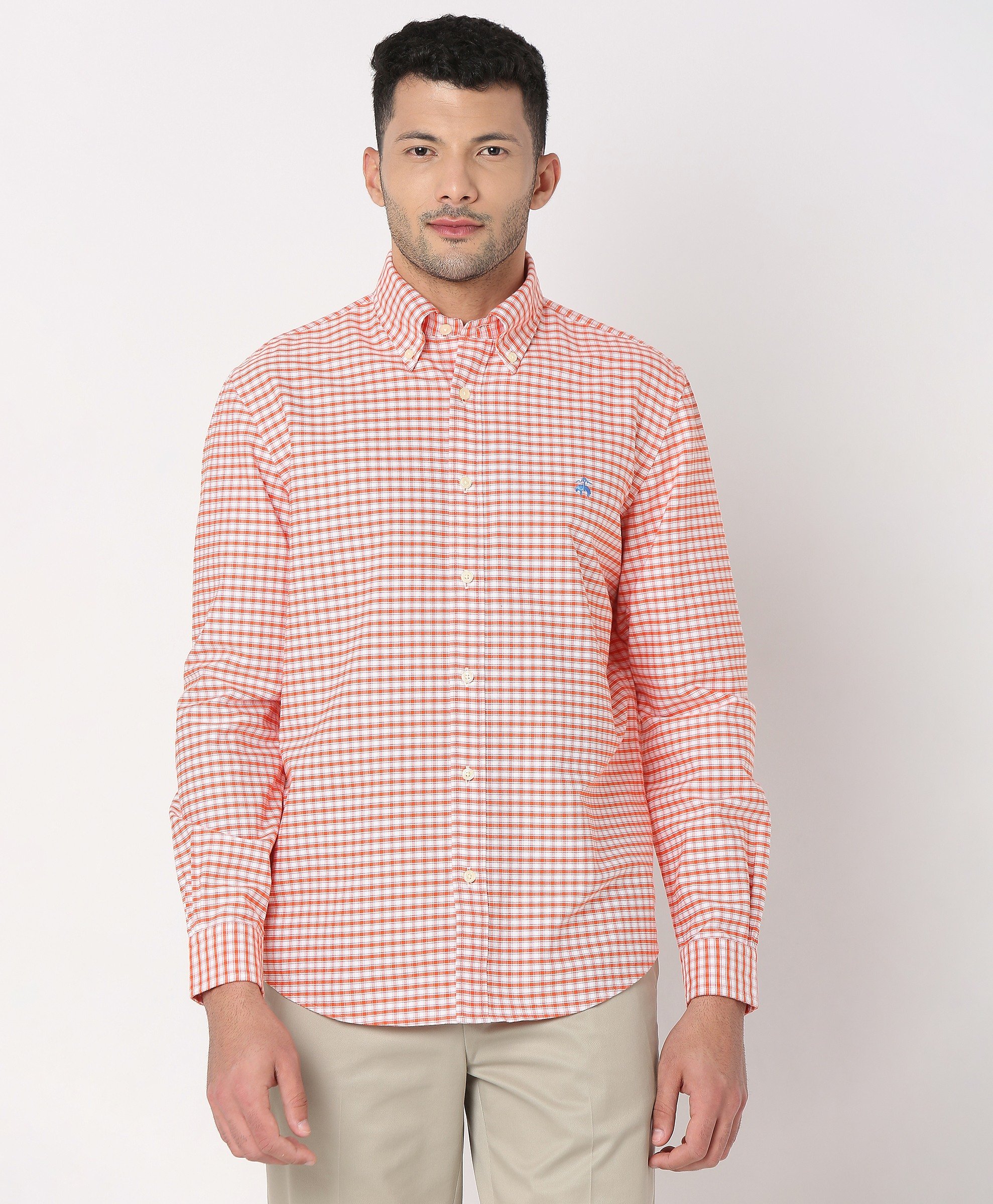 Brooks Brothers | Regular fitted Oxford Checked Sports Shirts