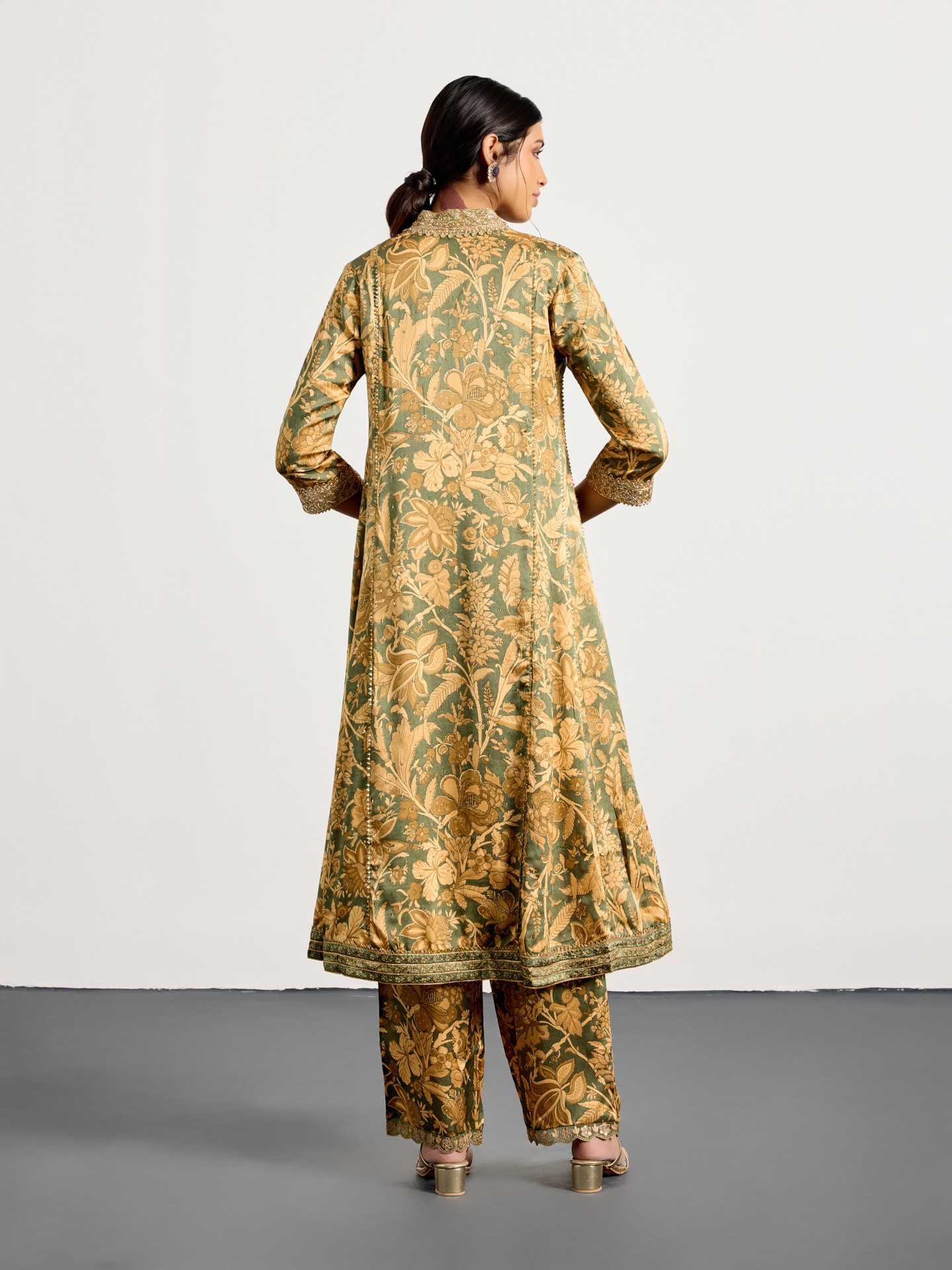 Khaki Beige Chameli Suit