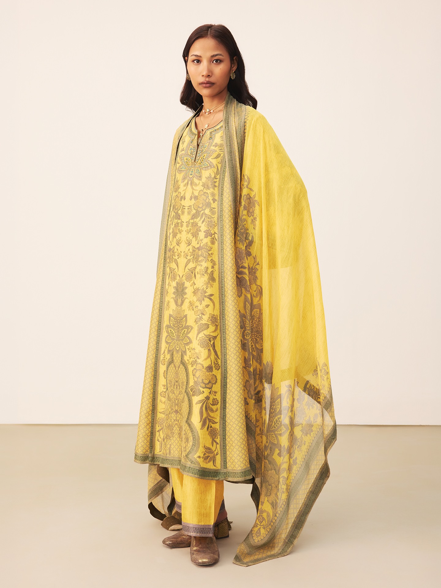 Yellow Myra K Suit Set