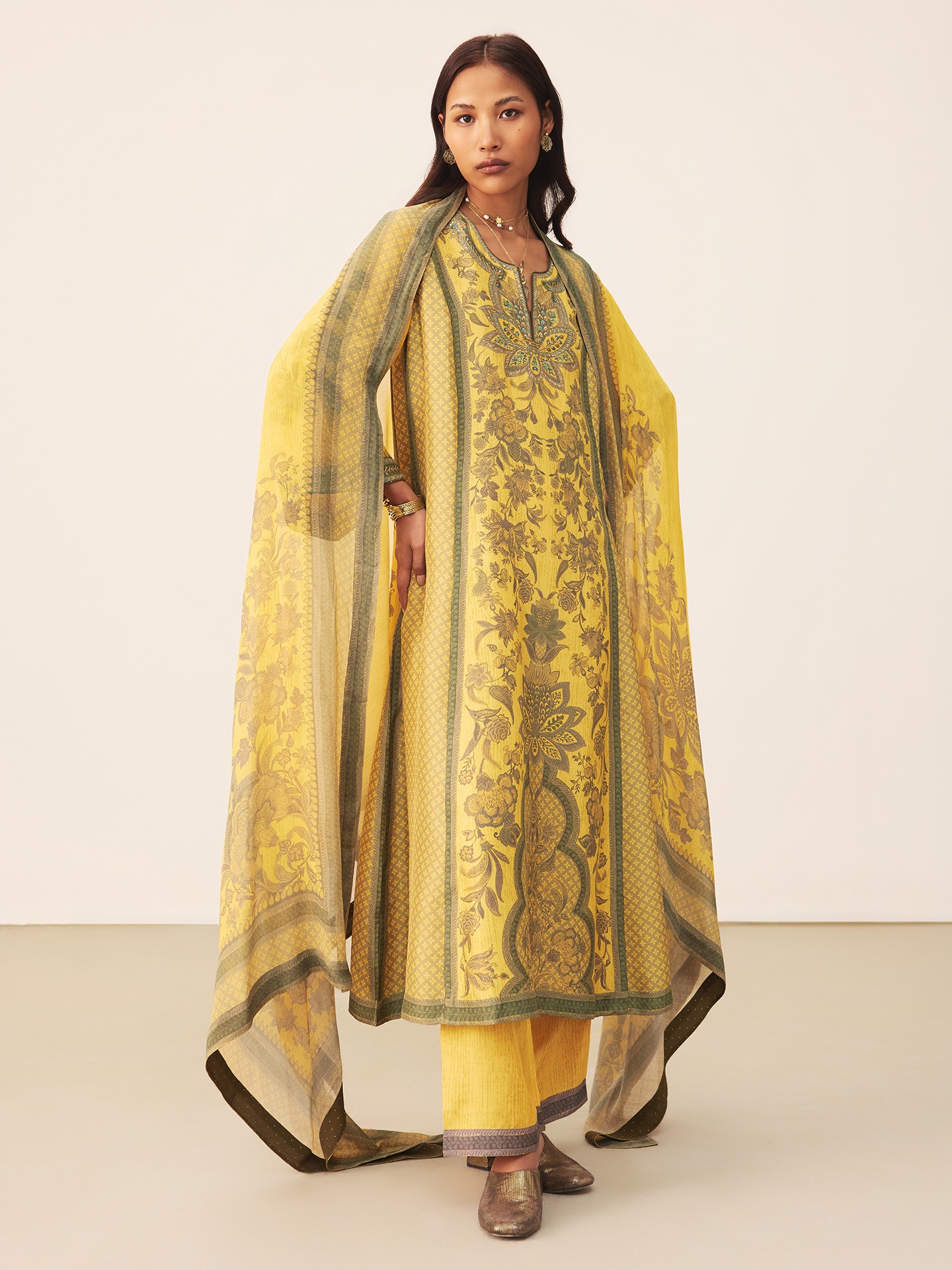 Yellow Myra K Suit Set