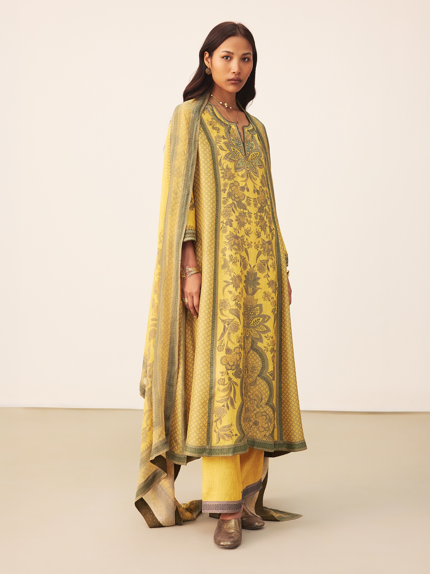 Yellow Myra K Suit Set