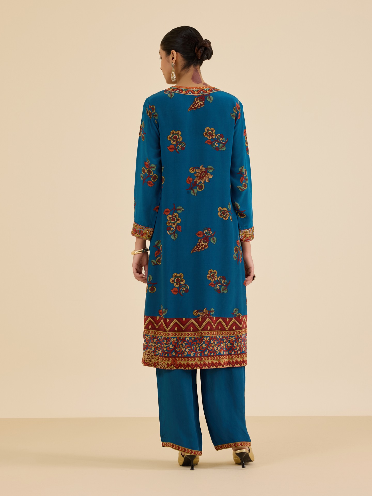 Indigo Temple Suit Set