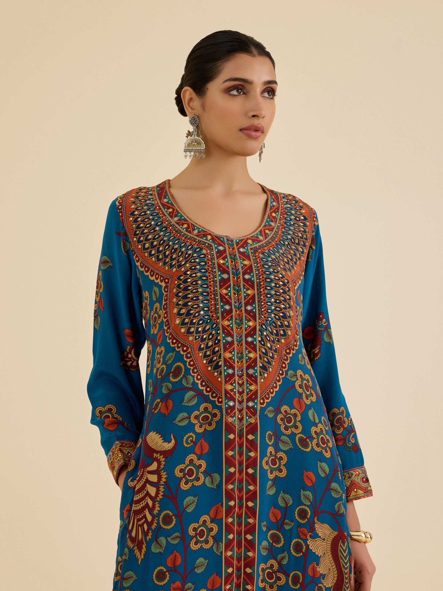 Indigo Temple Suit Set