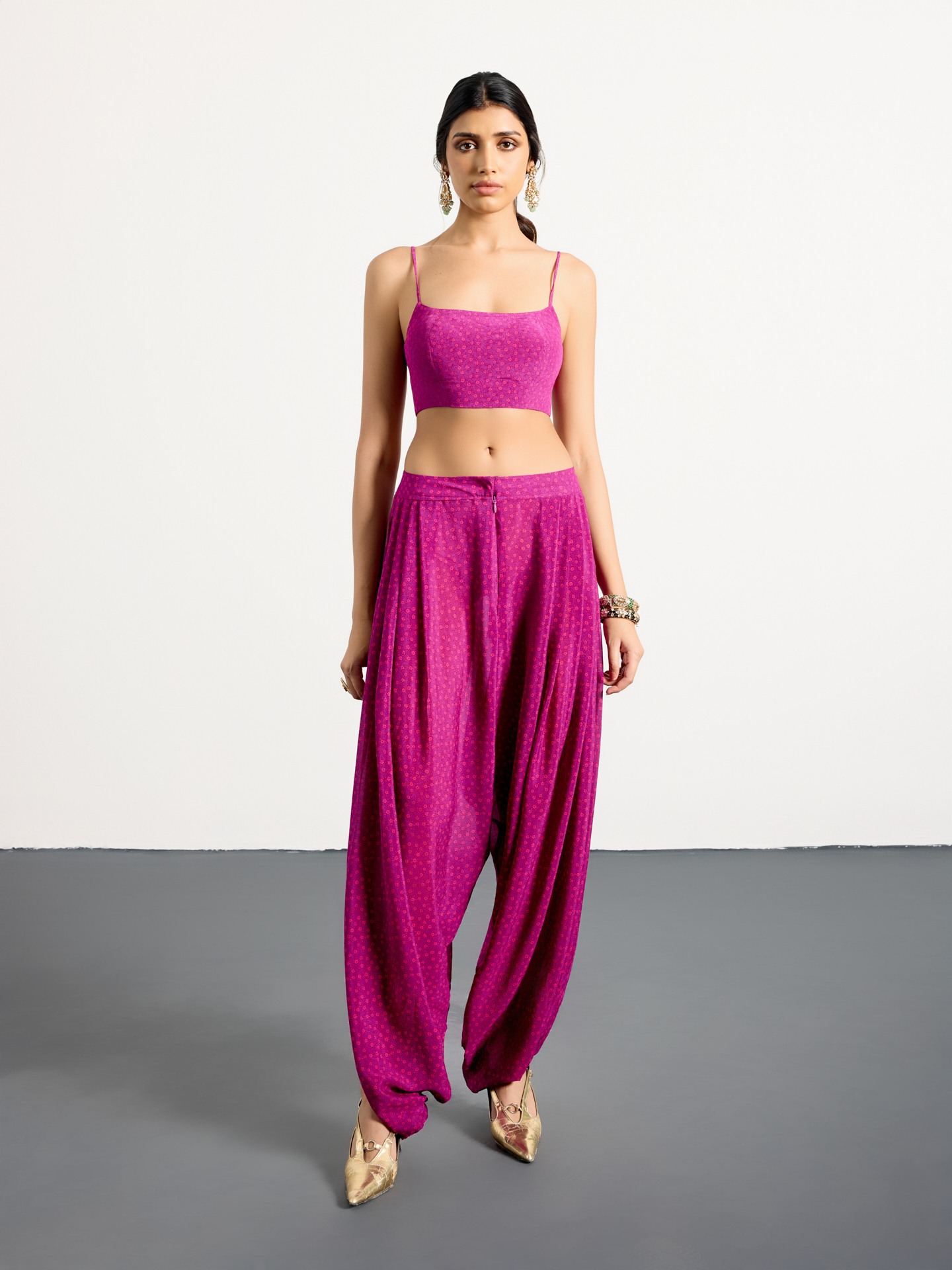 Fuschia Purple Dia Suit