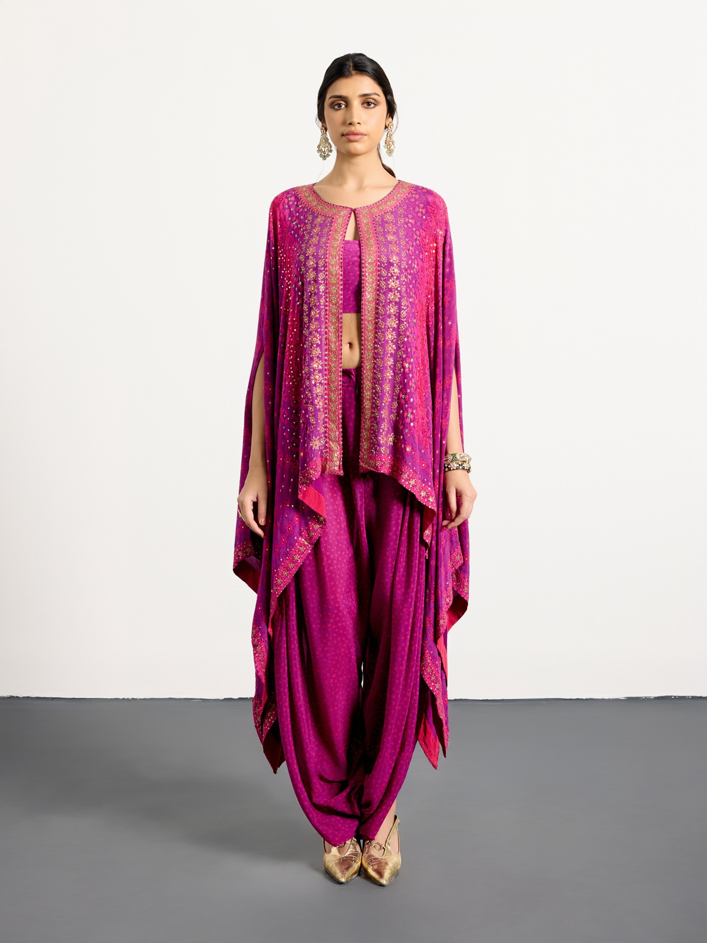 Fuschia Purple Dia Suit