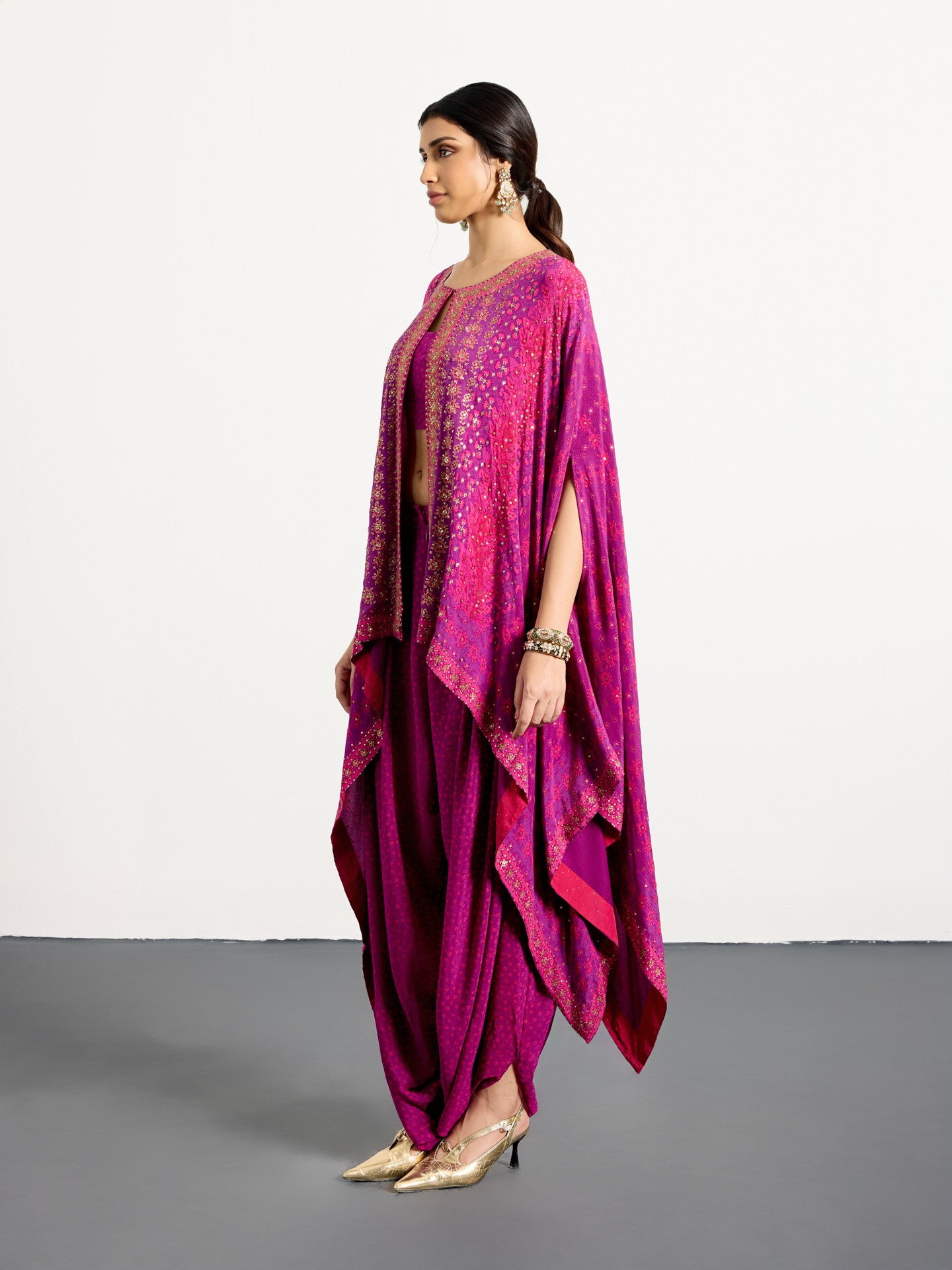 Fuschia Purple Dia Suit