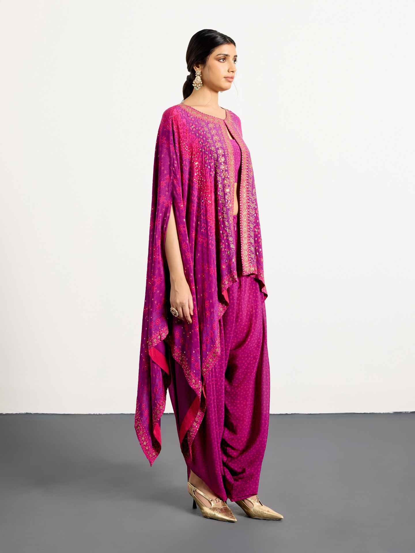 Fuschia Purple Dia Suit
