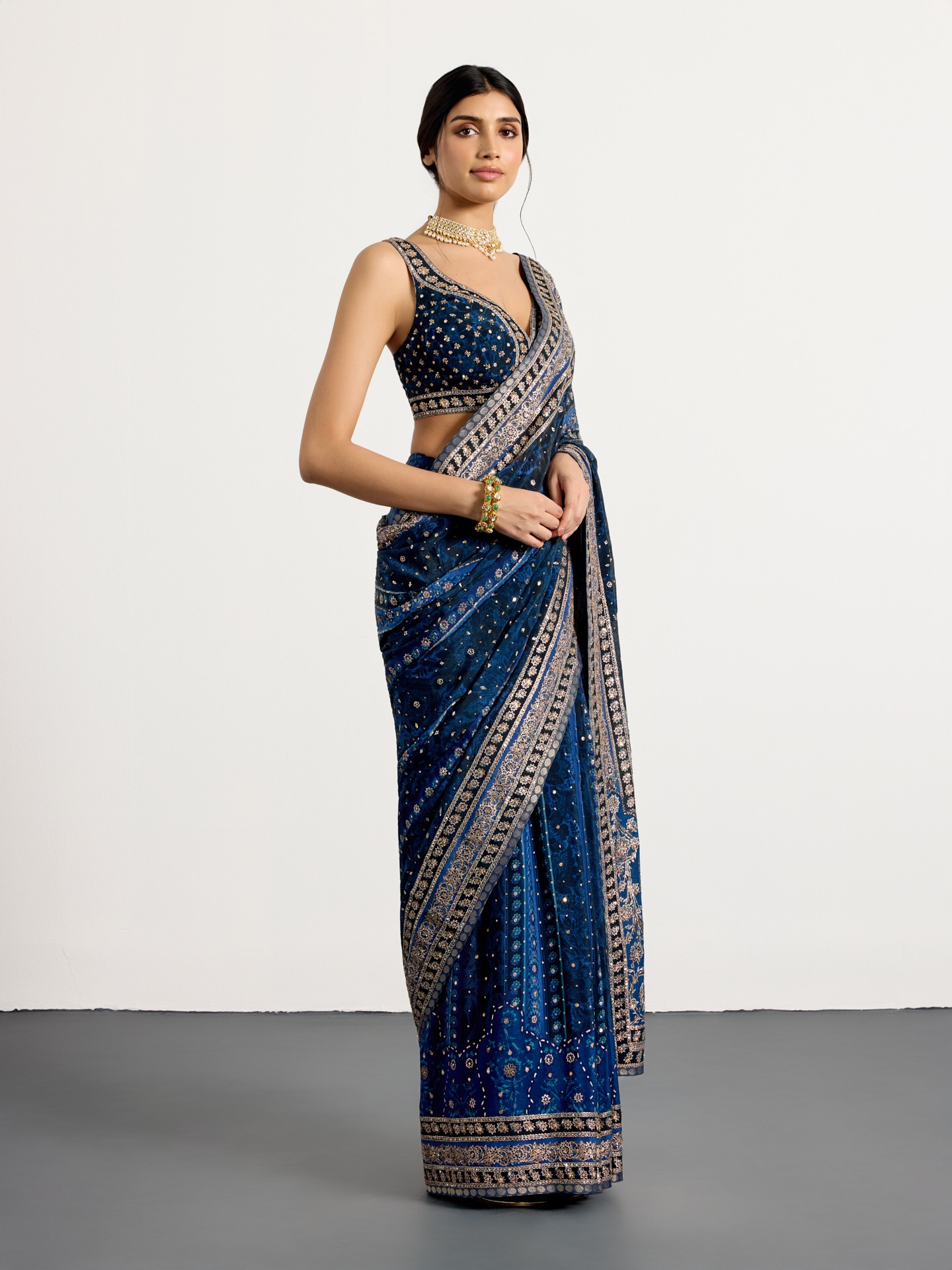 Midnight Villa Saree