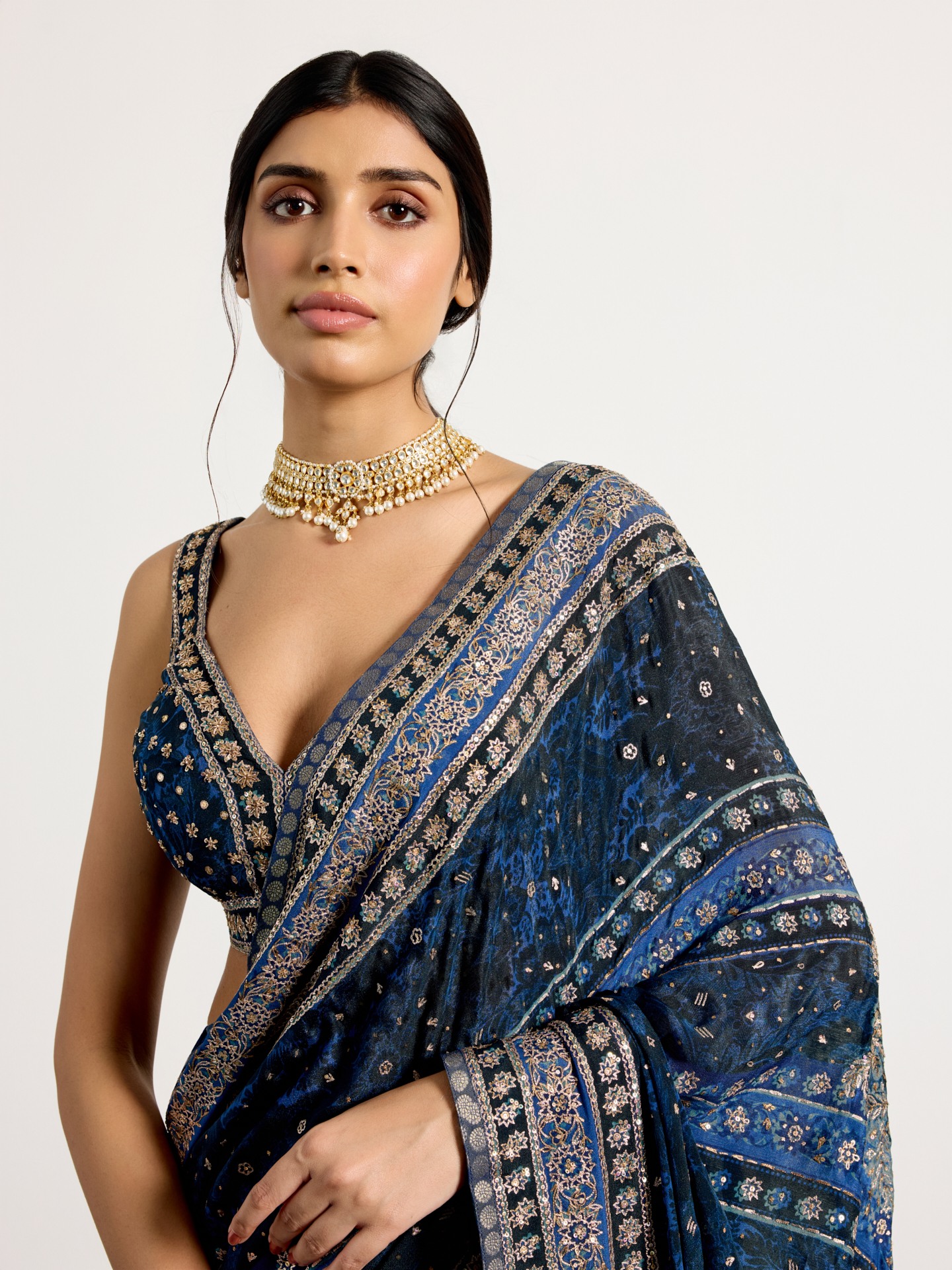 Midnight Villa Saree