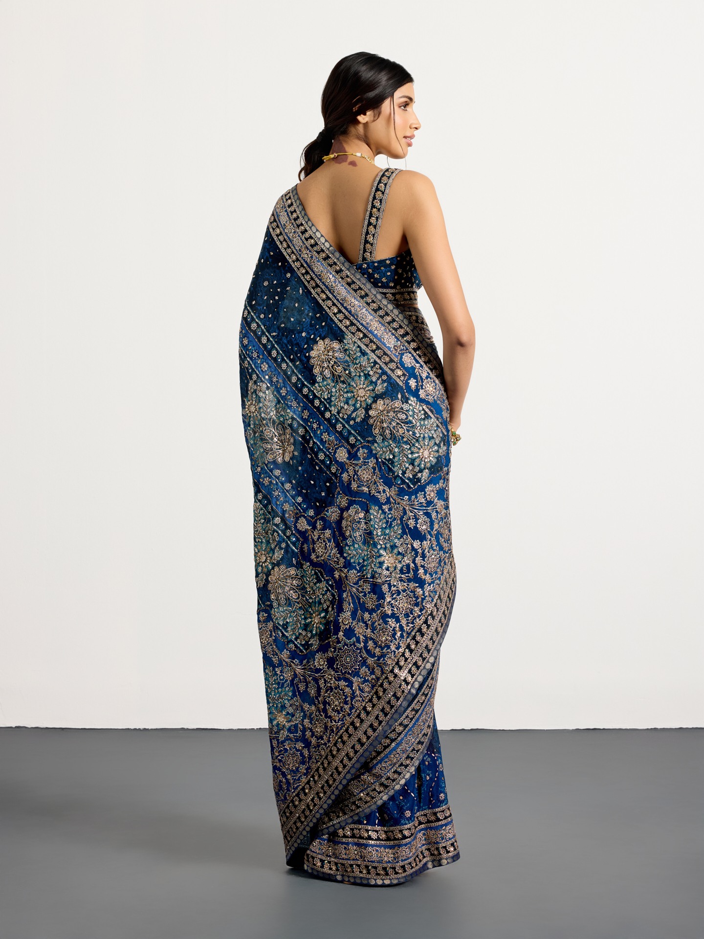 Midnight Villa Saree