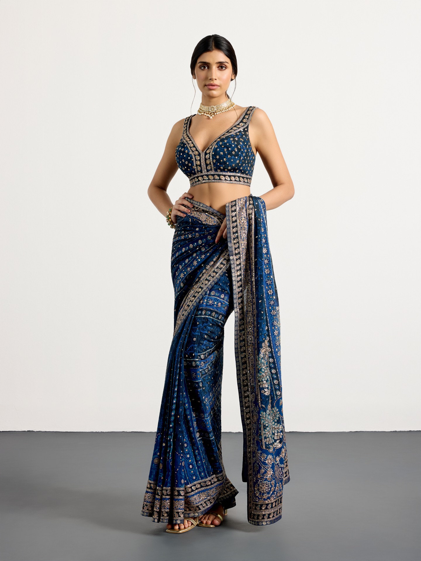 Midnight Villa Saree