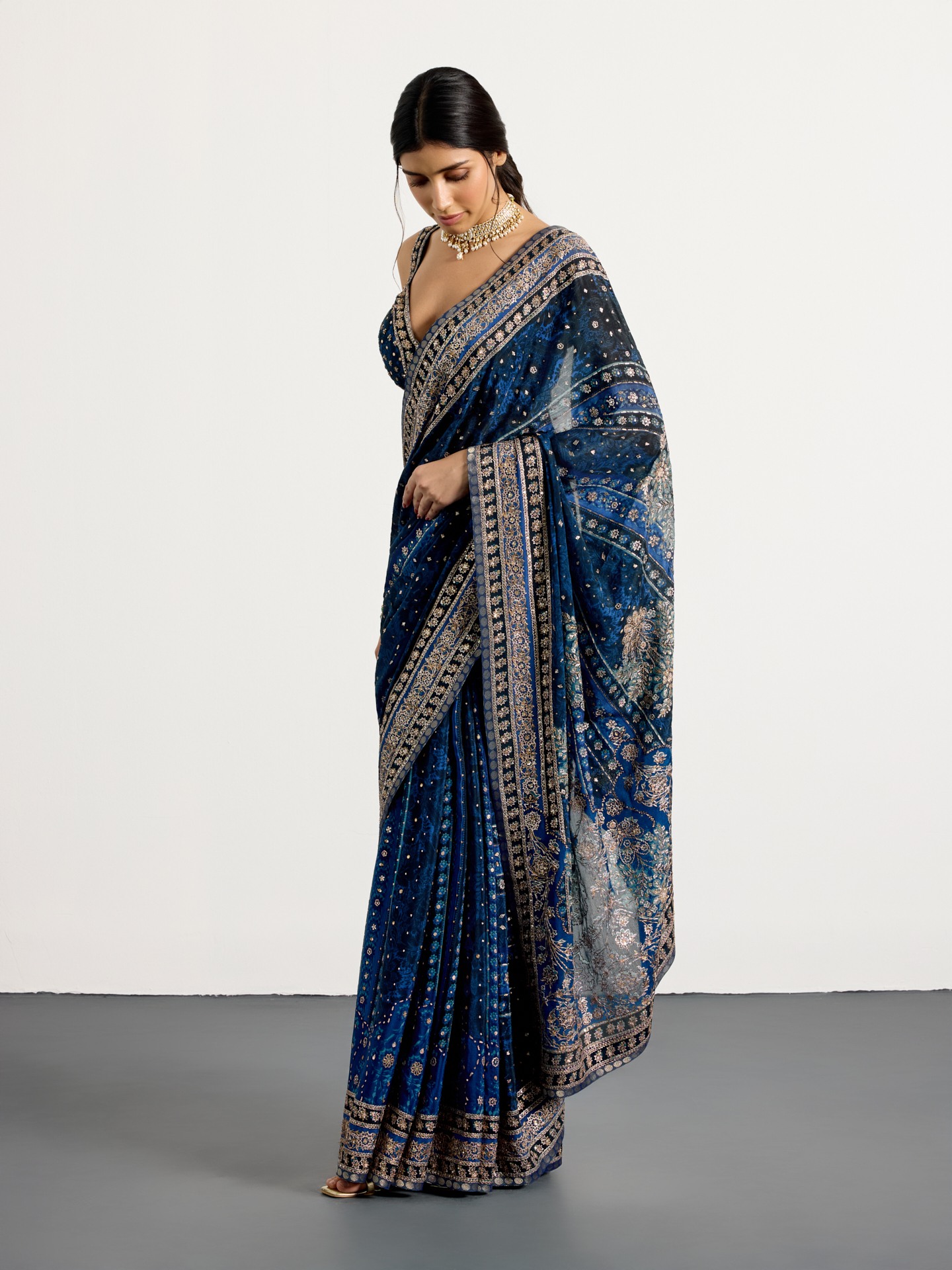 Midnight Villa Saree