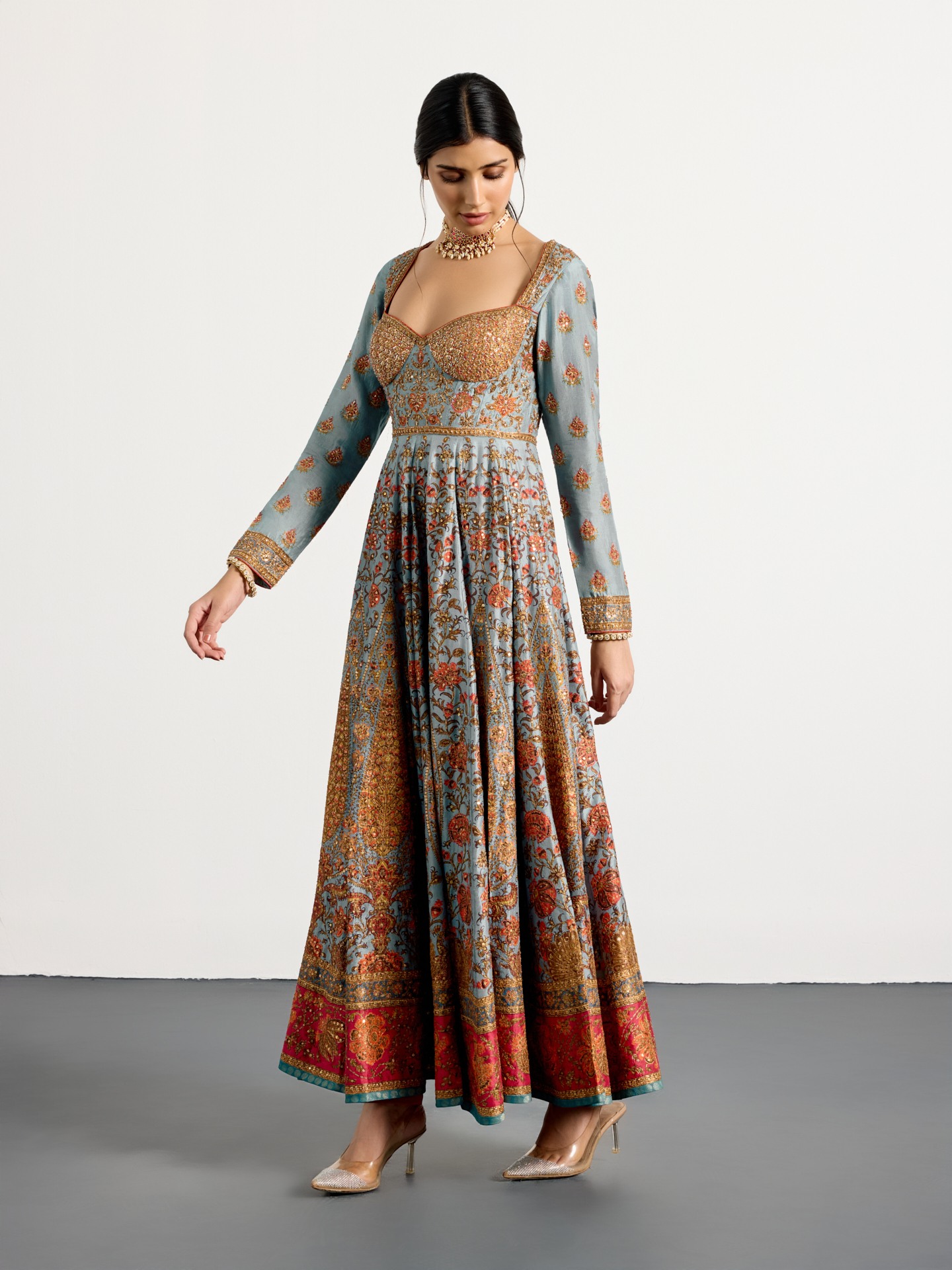 Blue Abha Suit