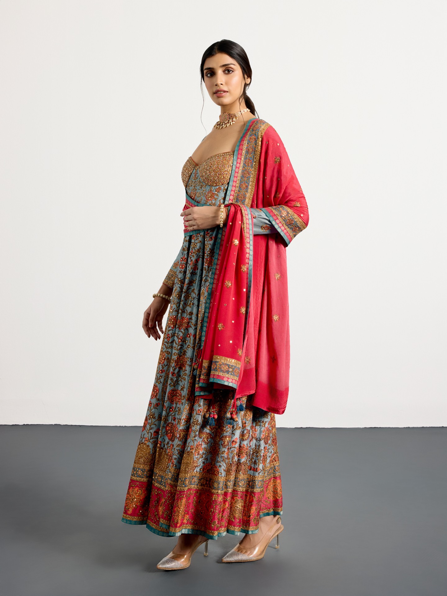 Blue Abha Suit