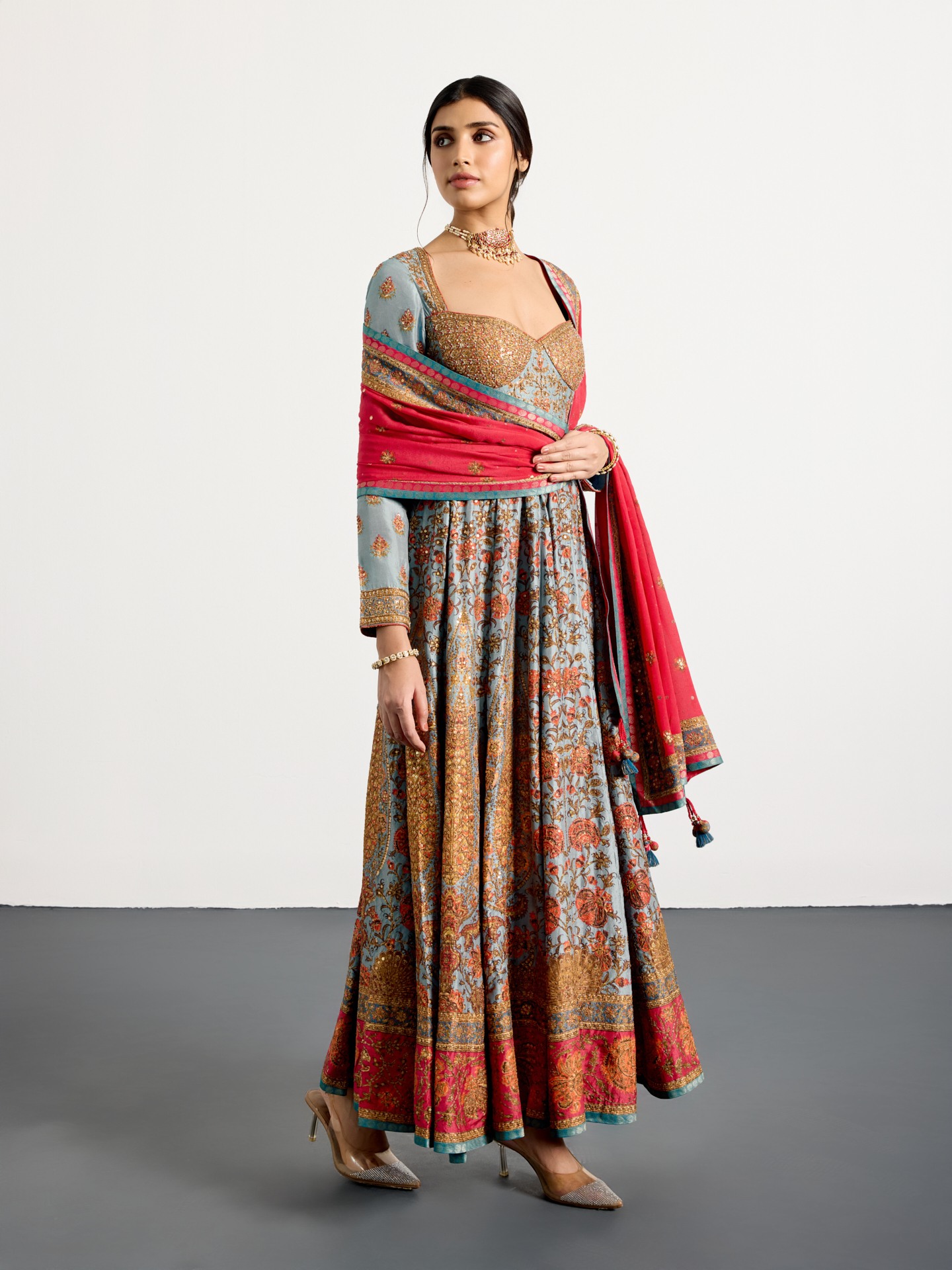 Blue Abha Suit