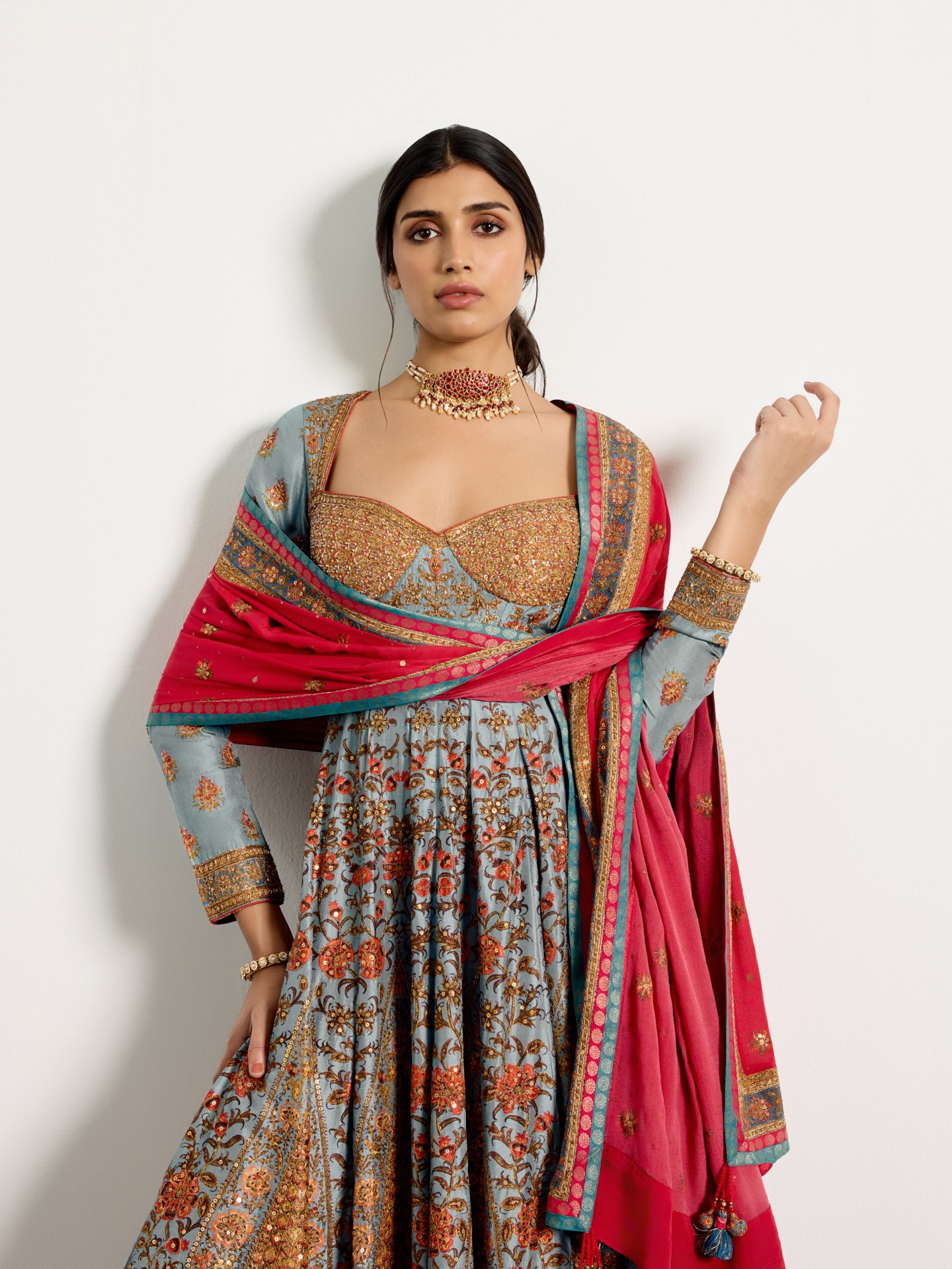 Blue Abha Suit