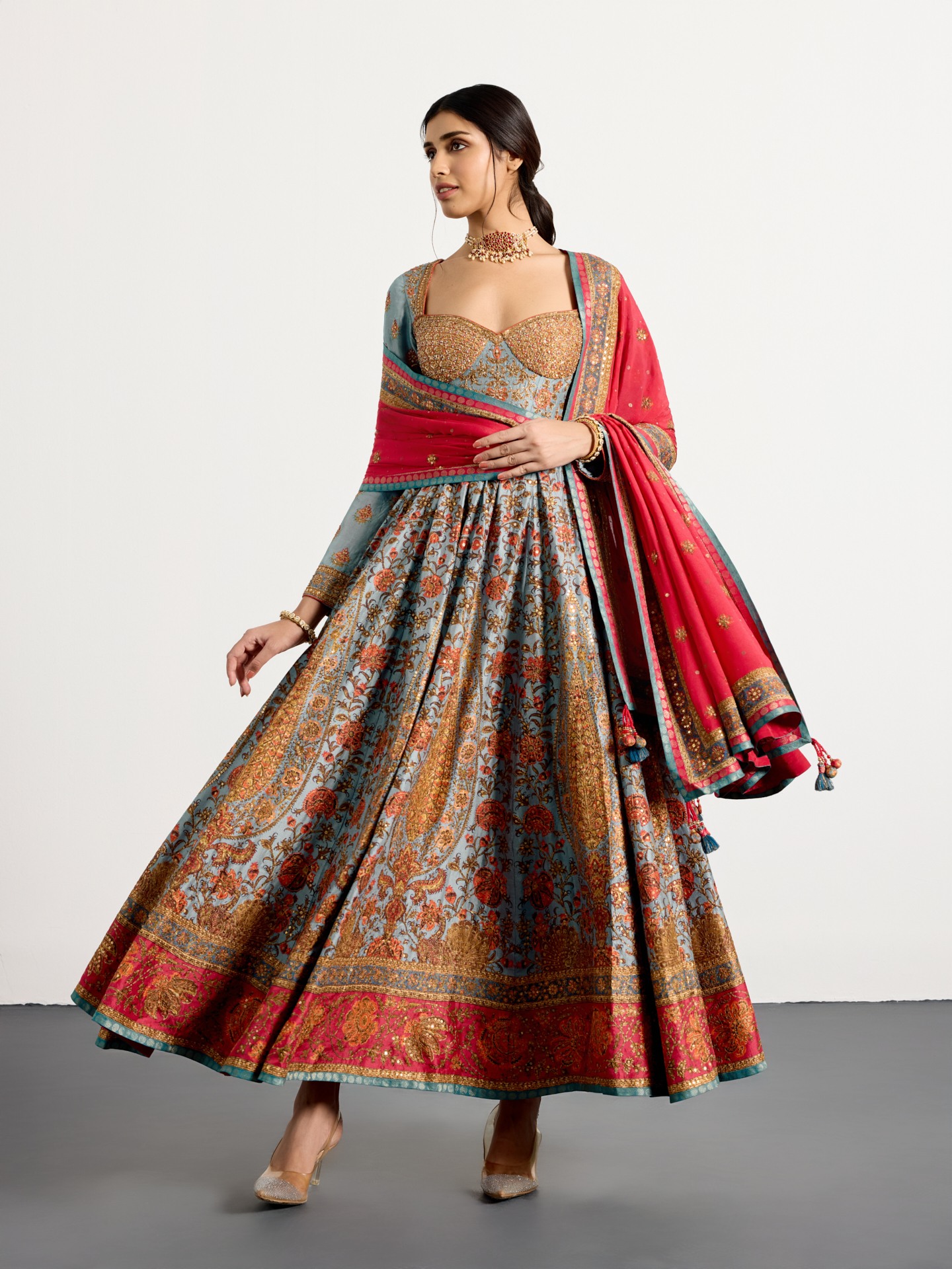 Blue Abha Suit