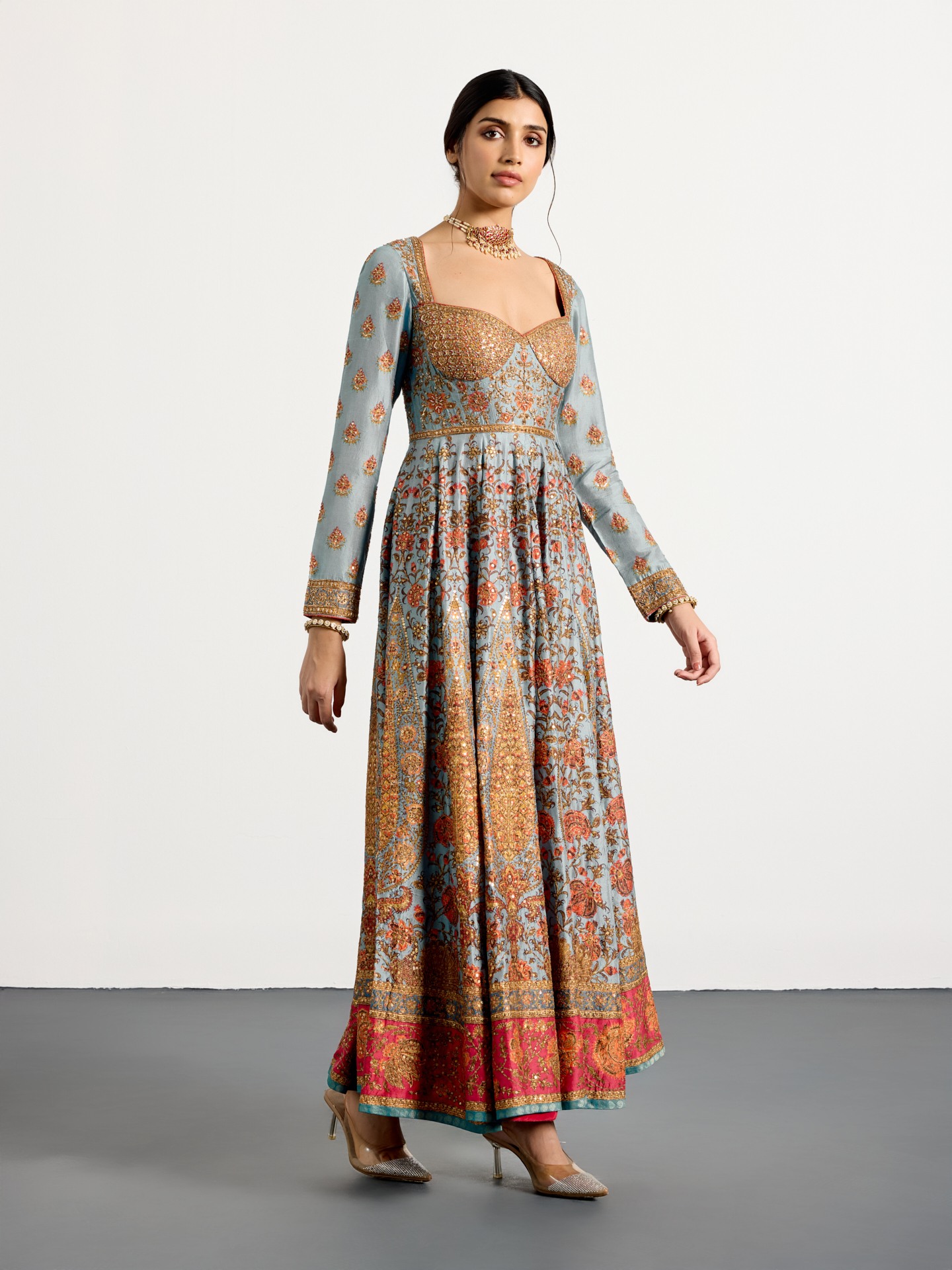Blue Abha Suit