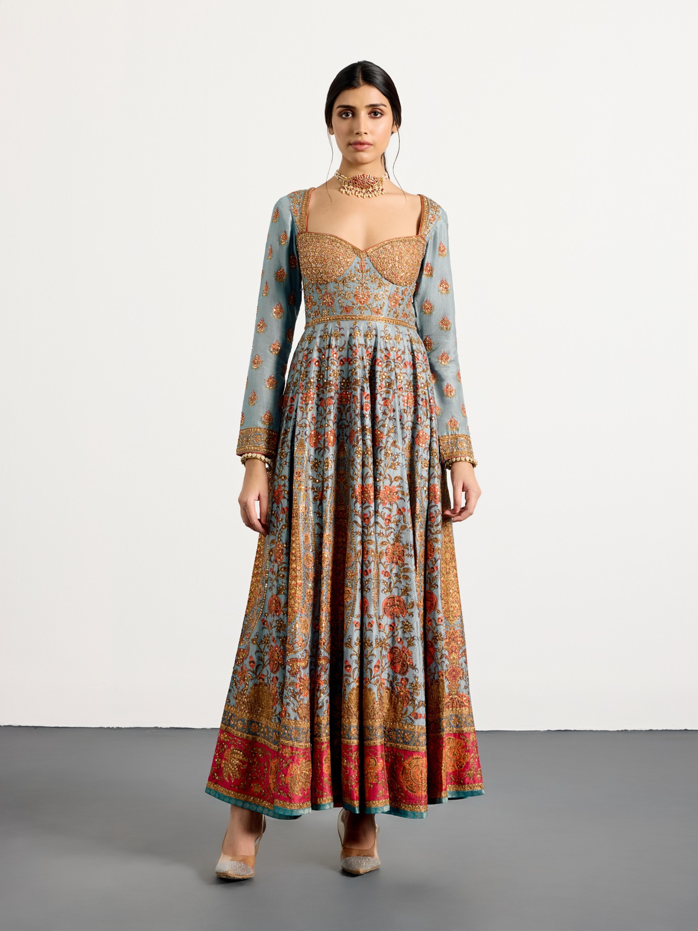 Blue Abha Suit
