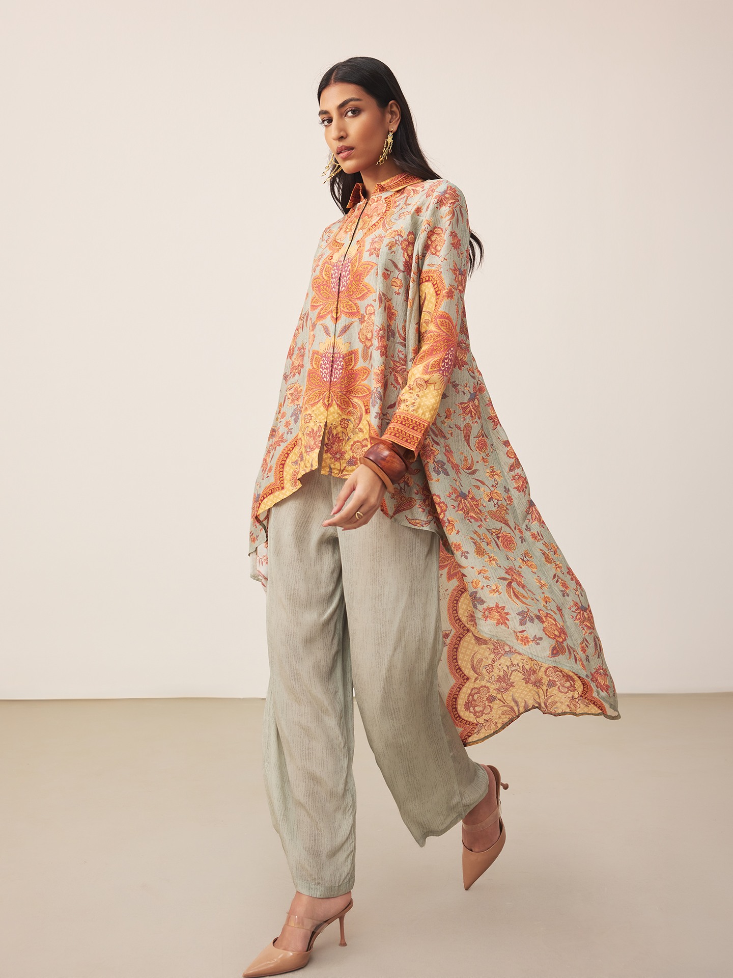 Khaki Myra K Cord Set
